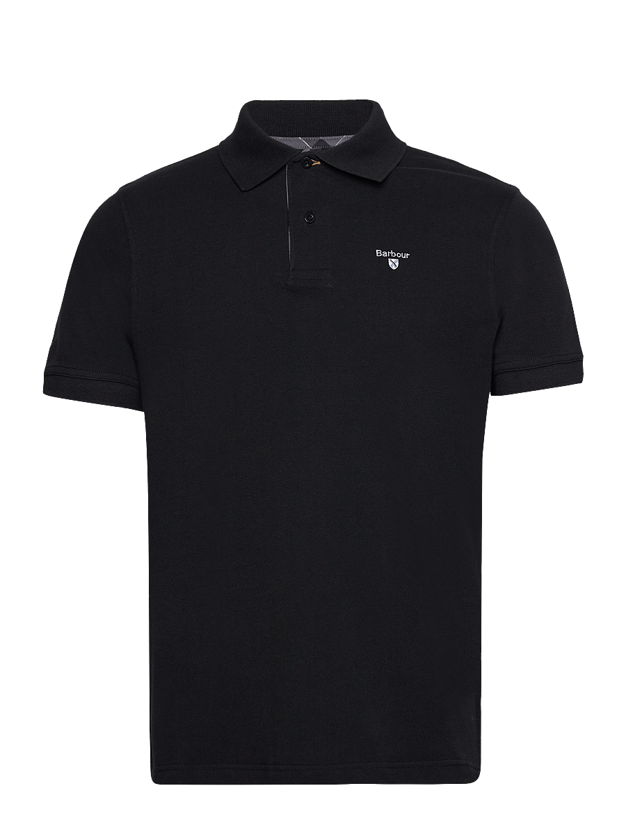 Barbour - Barbour Tartan Pique Tailored Polo Shirt - kurzärmelig - black/modern - 1