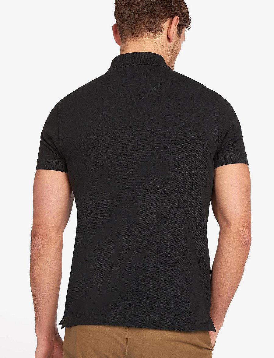 Barbour - Barbour Tartan Pique Tailored Polo Shirt - kurzärmelig - black/modern - 3