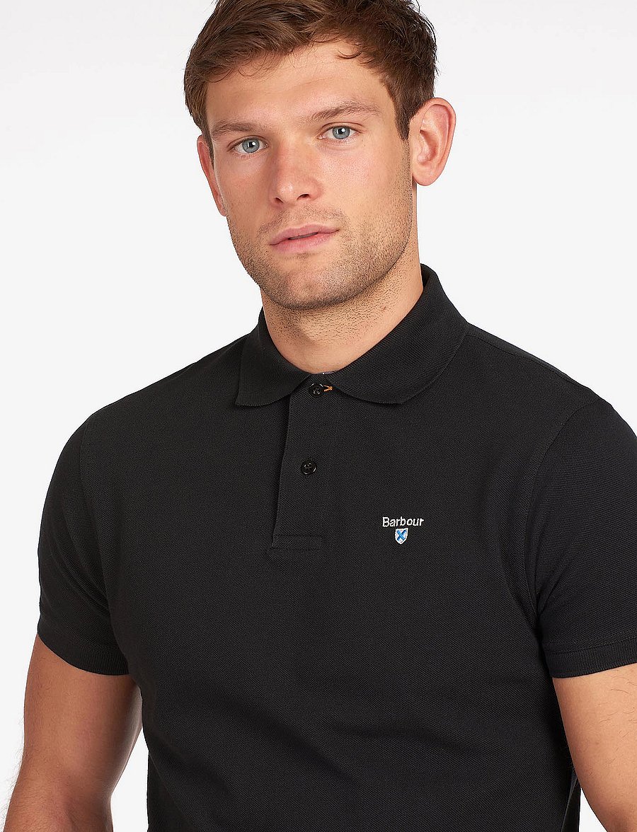 Barbour - Barbour Tartan Pique Tailored Polo Shirt - kurzärmelig - black/modern - 5