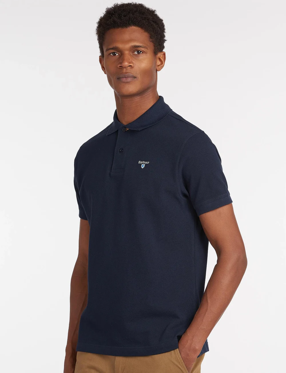 Barbour - Barbour Tartan Pique Polo Shirt - lühikeste varrukatega polod - new navy - 0