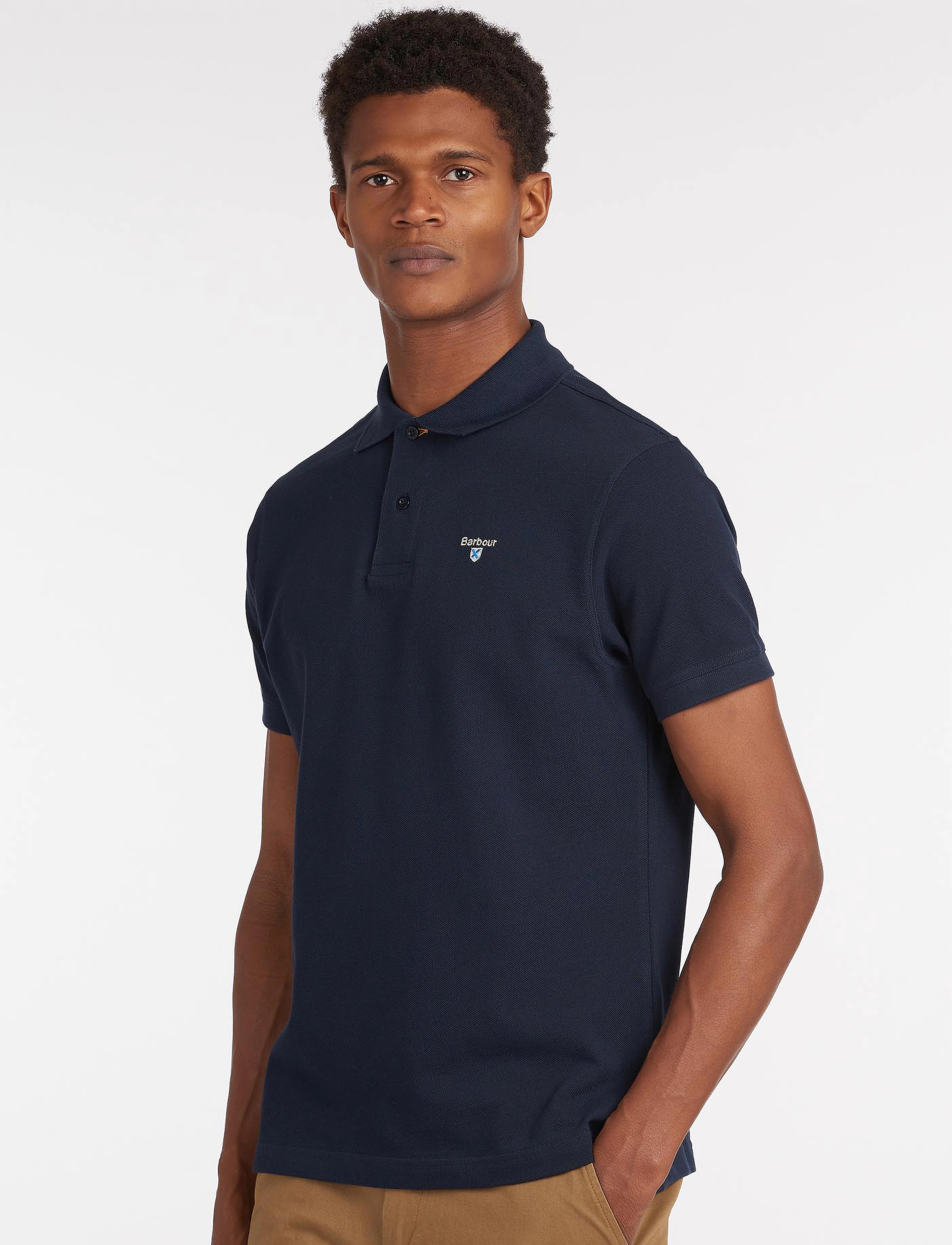 Barbour Barbour Tartan Pique Tailored Polo Shirt - Pikéer - NEW NAVY / blue
