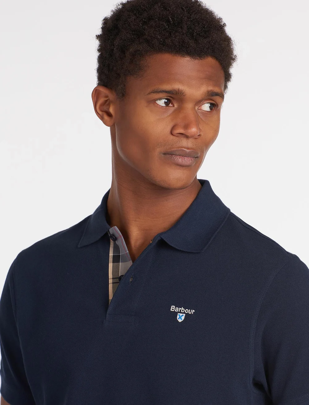 Barbour - Barbour Tartan Pique Polo Shirt - lühikeste varrukatega polod - new navy - 4