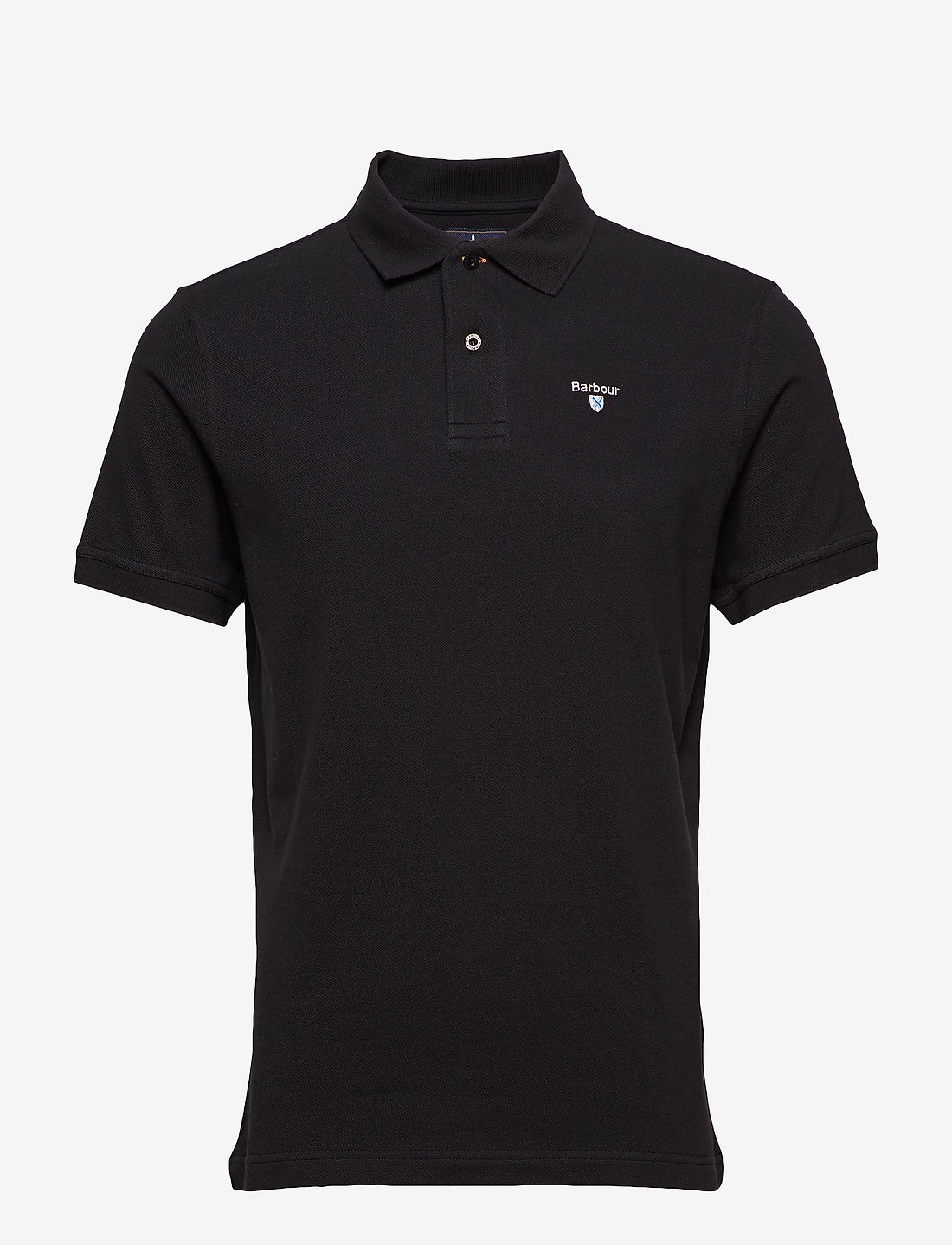 Black barbour polo sales