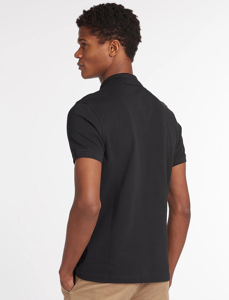 Barbour - Barbour OG Sports Polo - kortærmede poloer - black - 0