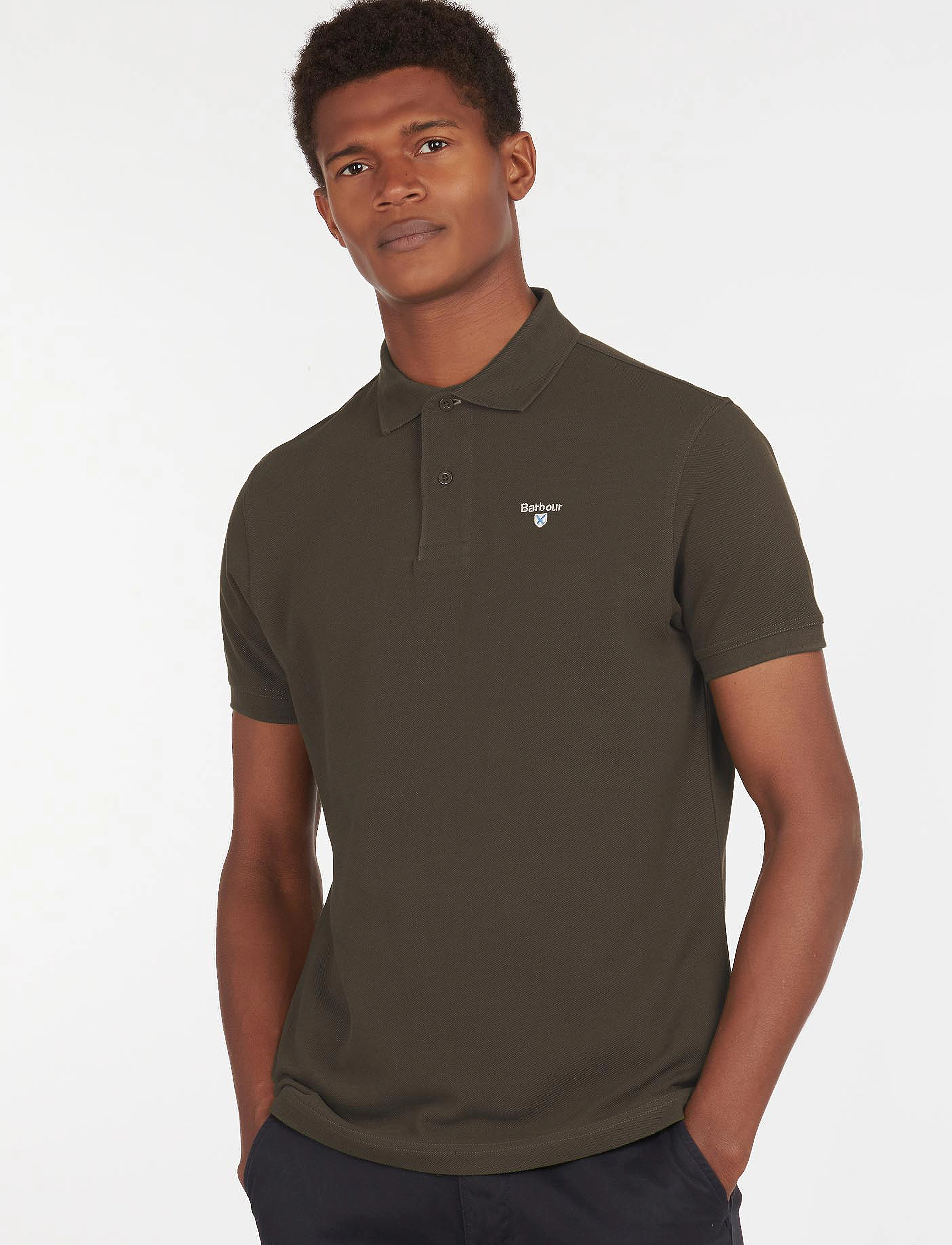 Barbour - Barbour OG Sports Polo - kortærmede poloer - dark olive - 3