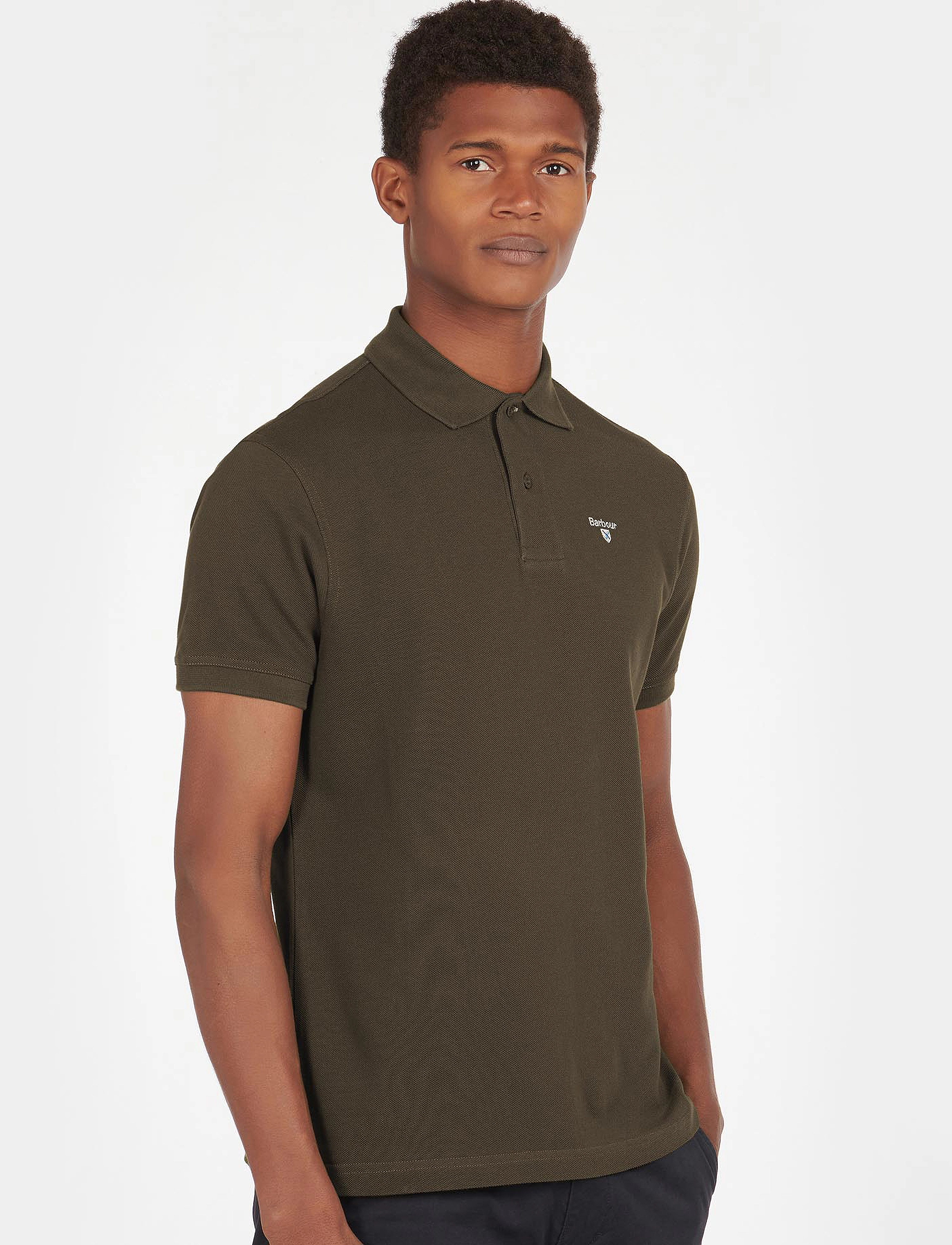Barbour - Barbour OG Sports Polo - kortærmede poloer - dark olive - 4