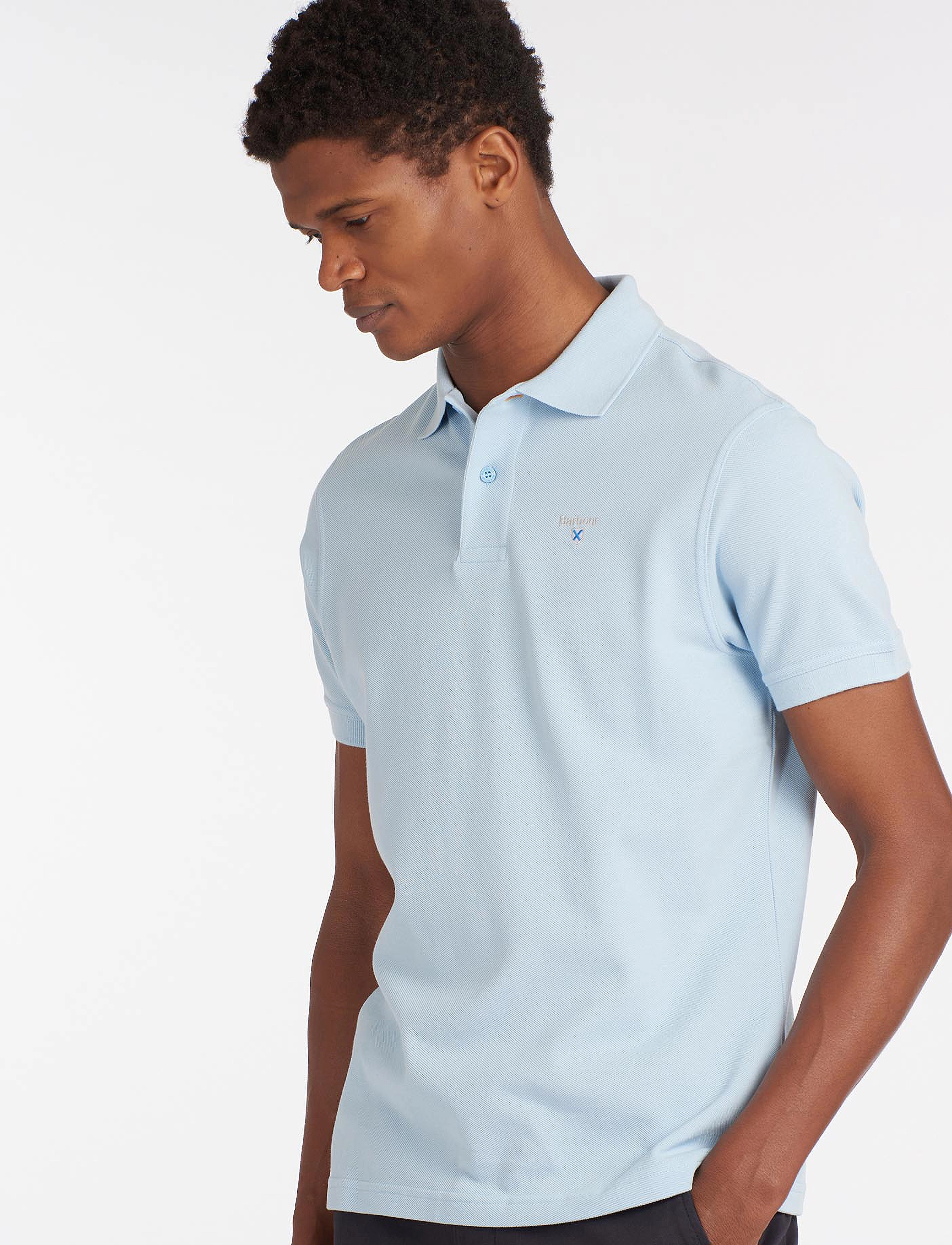 Barbour Barbour OG Sports Polo - Kläder - SKY / blue