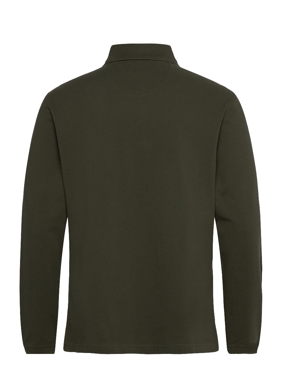 Barbour - Barbour Essential LS Tartan Pique Polo Shirt - forest - 1