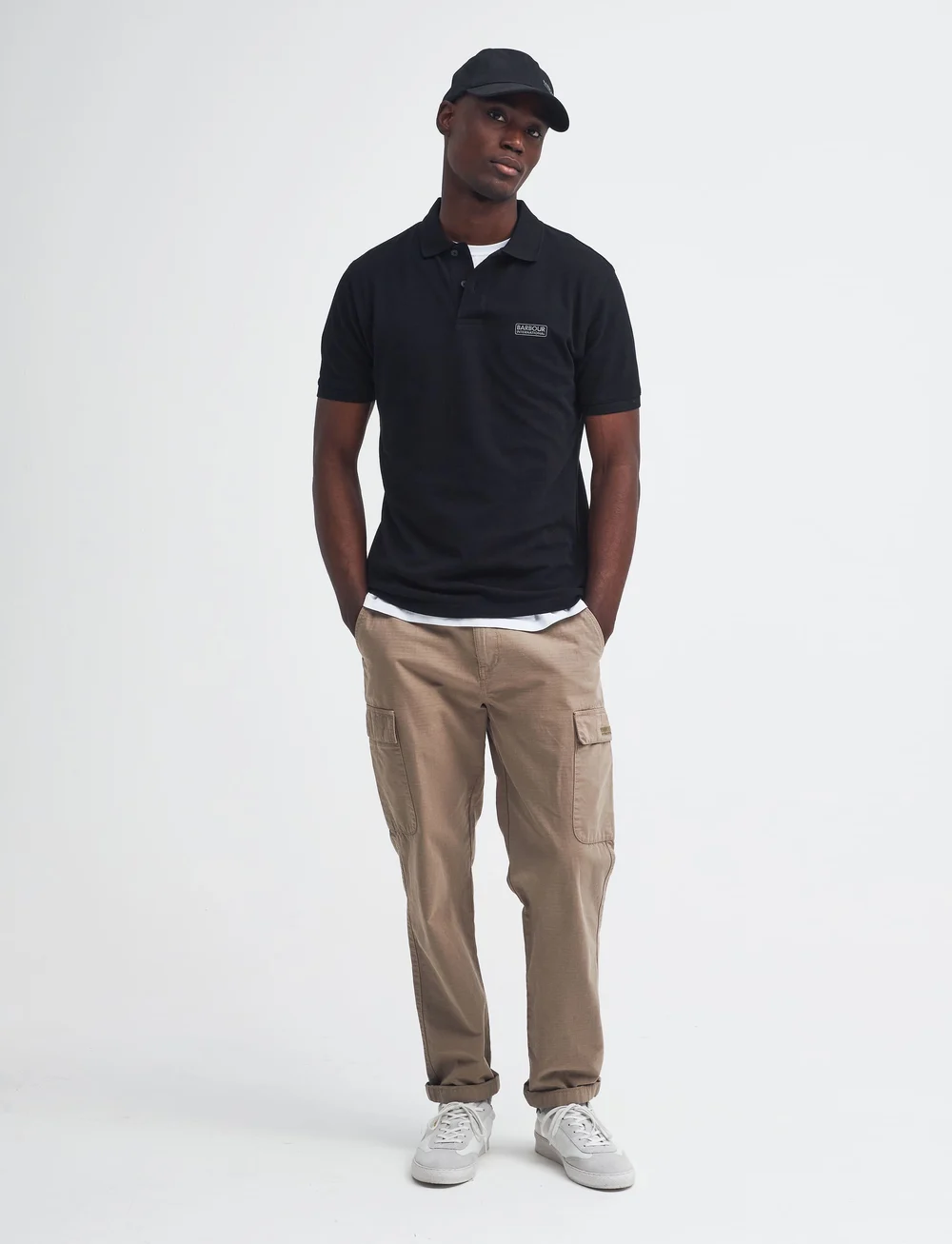 Barbour - B.Intl Essential Polo Shirt - kurzärmelig - black/pewter - 2