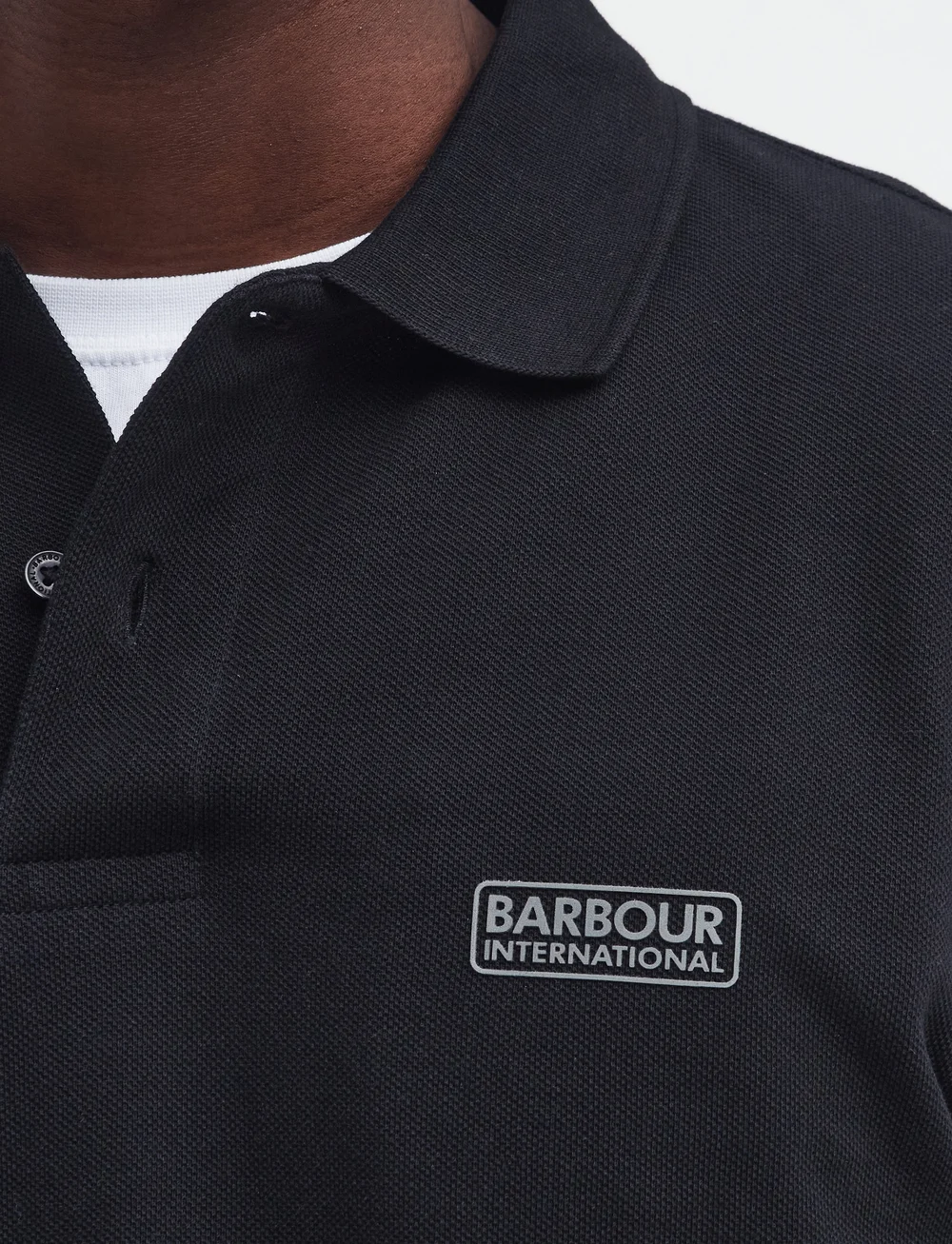 Barbour - B.Intl Essential Polo Shirt - kurzärmelig - black/pewter - 5