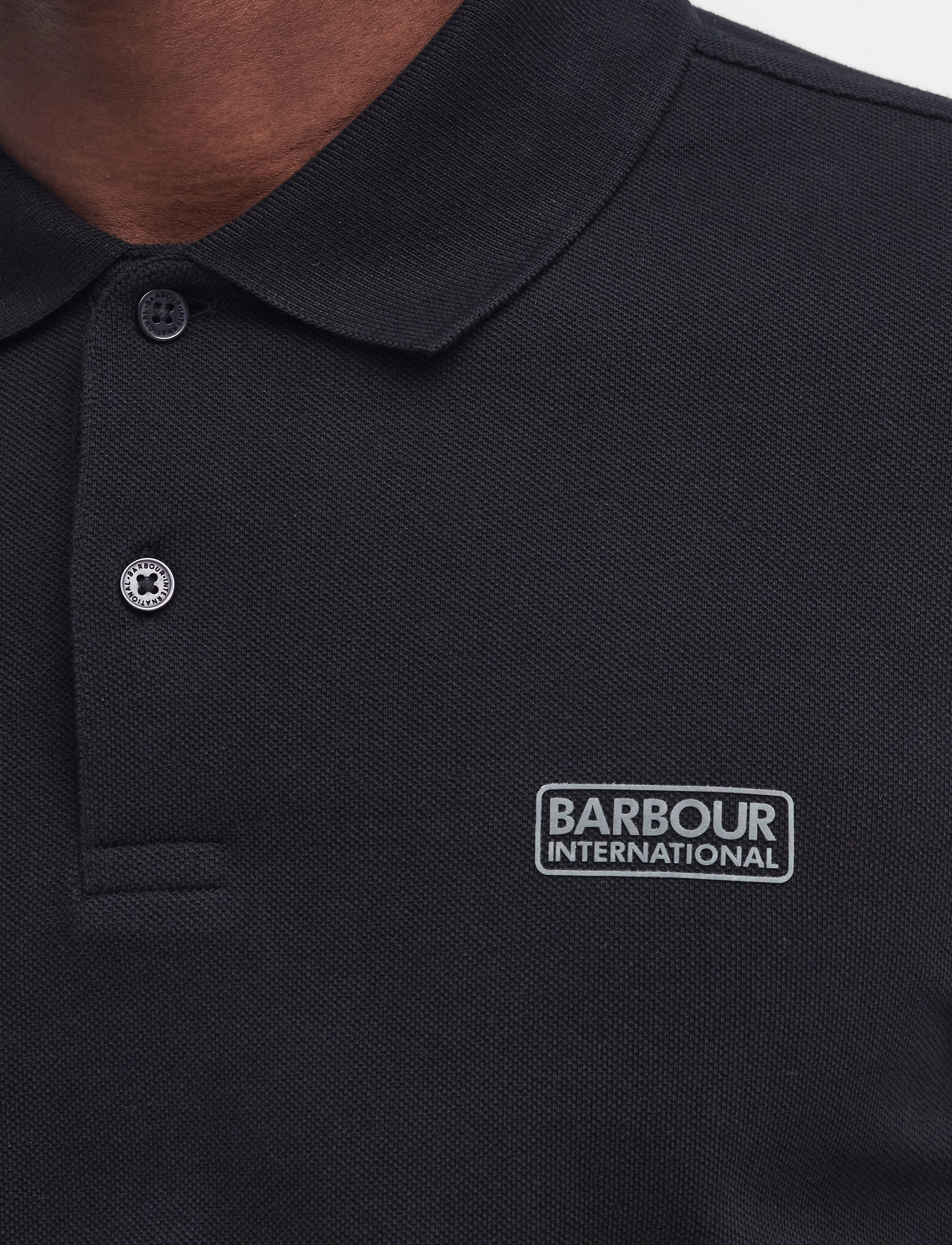 Barbour - B.Intl Long Sleeve Polo Shirt - black/pewter - 5