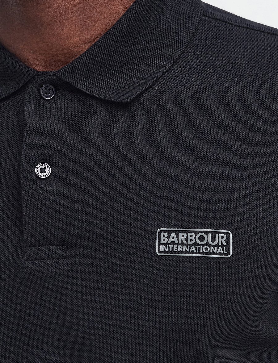 Barbour - B.Intl Long Sleeve Polo Shirt - black/pewter - 5