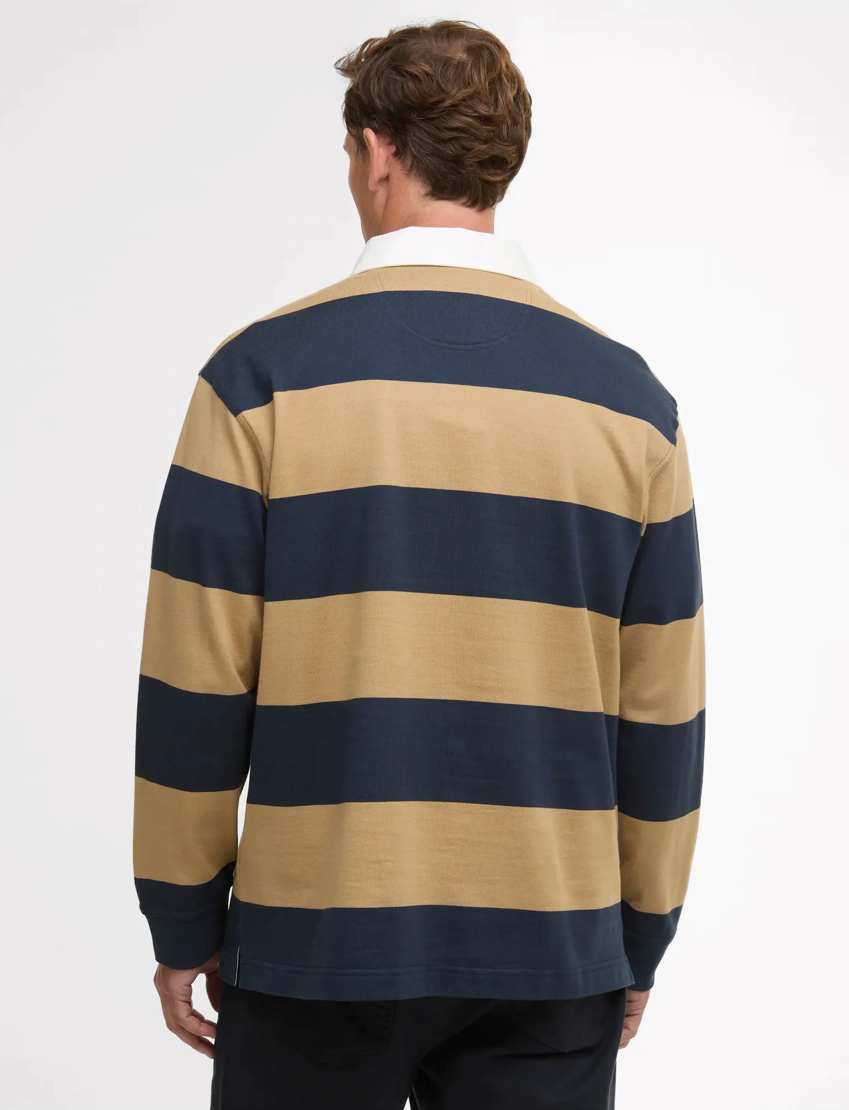 Barbour - Barbour Broome Rugby - långärmade pikéer - navy/trench - 4