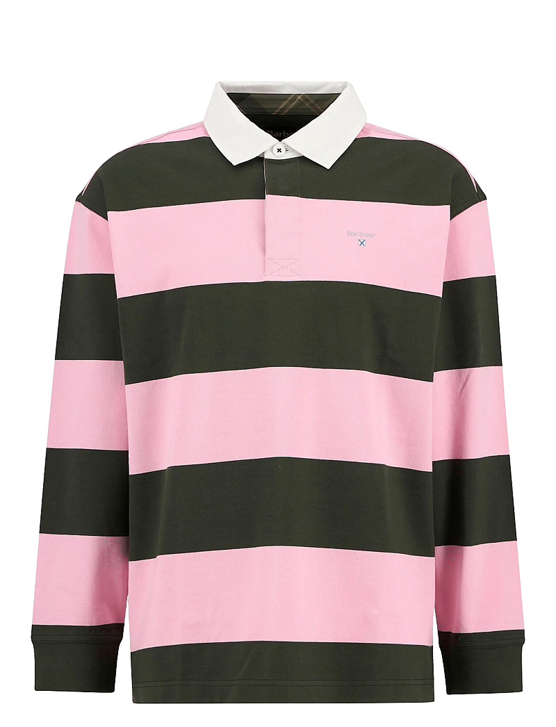 Barbour - Barbour Broome Rugby - langærmede poloer - pink - 1