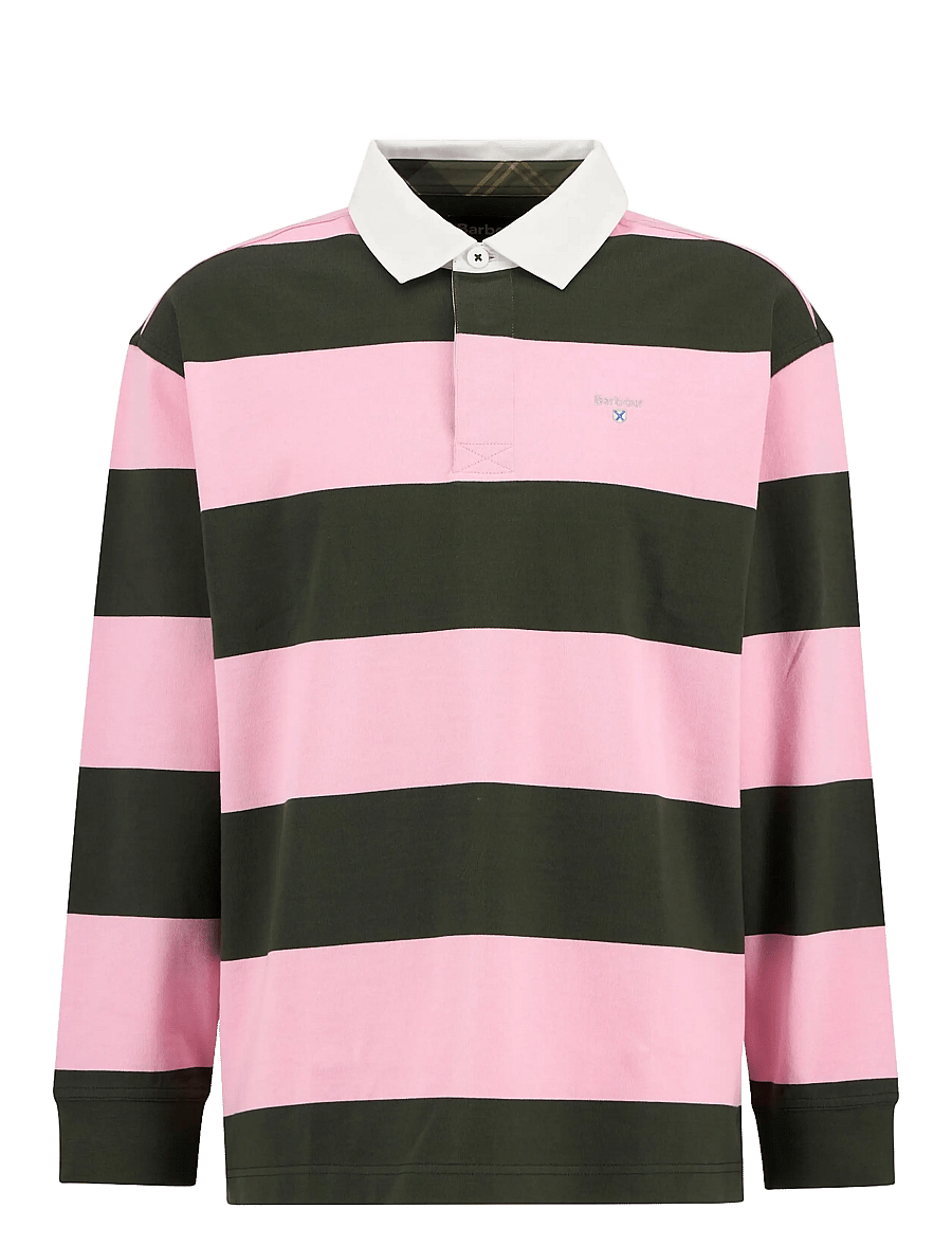 Barbour - Barbour Broome Rugby - langærmede poloer - pink - 1