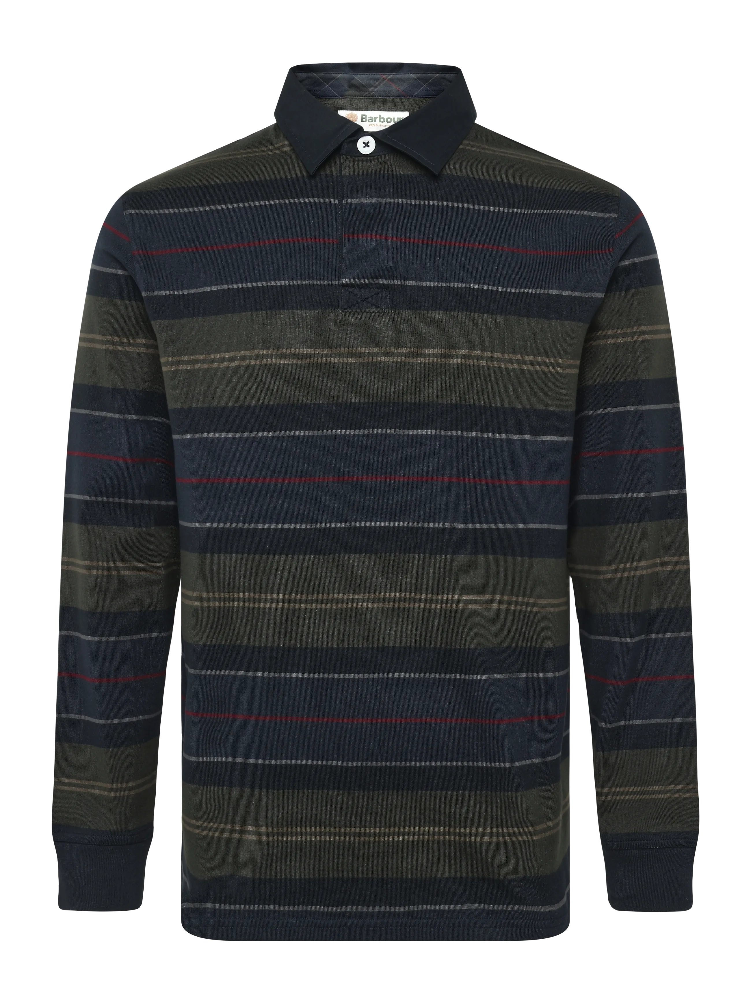 Frith Tartan Stripe Rugby Shirt