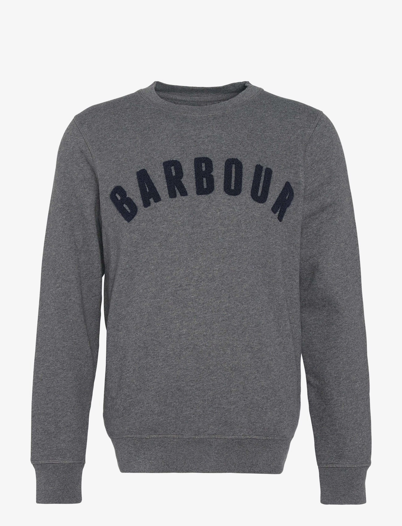 Barbour - Barbour Prep Logo Crew Neck Sweatshirt - shoppa efter tillfälle - mid grey marl - 1