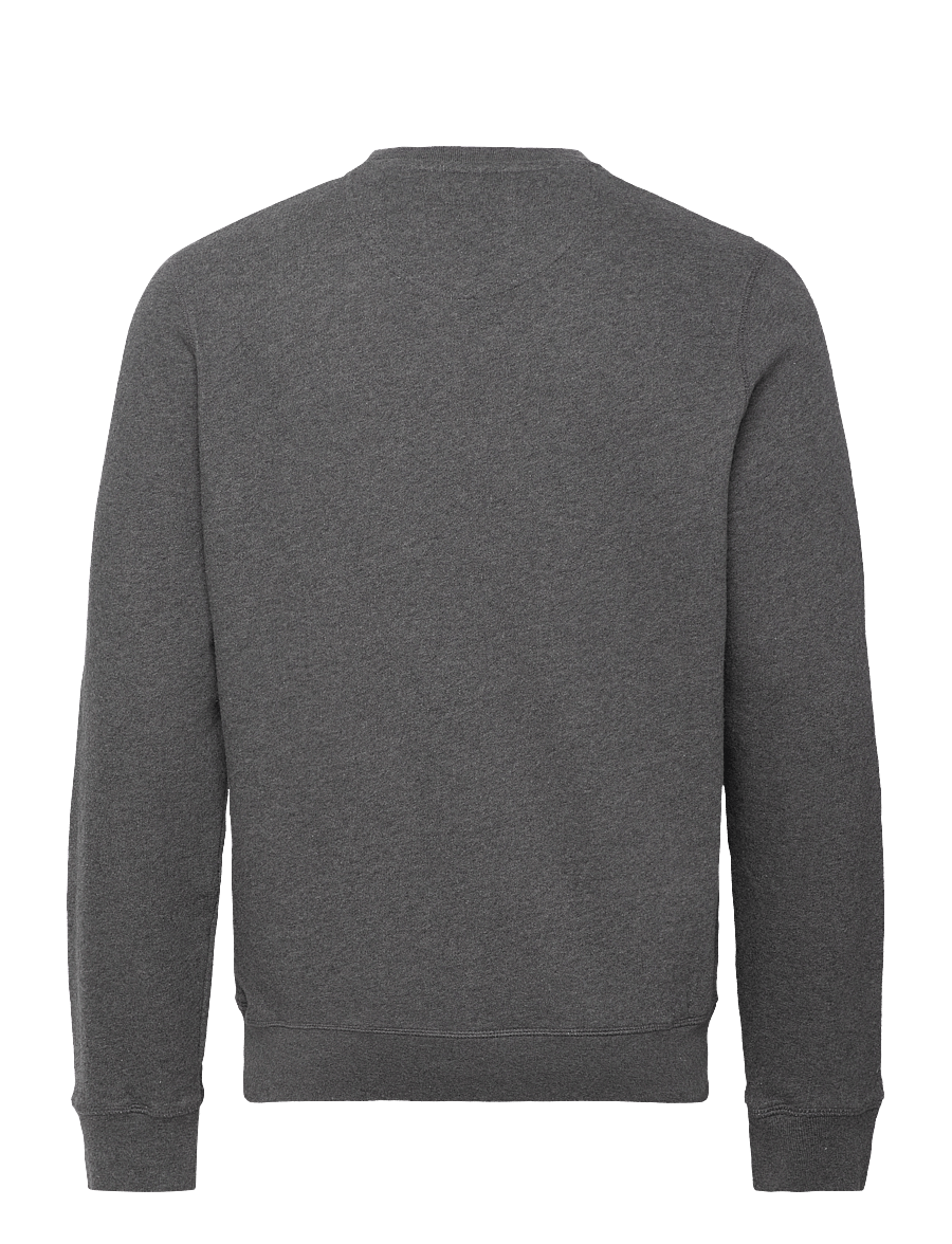 Barbour - Barbour Prep Logo Crew Neck Sweatshirt - shoppa efter tillfälle - mid grey marl - 2