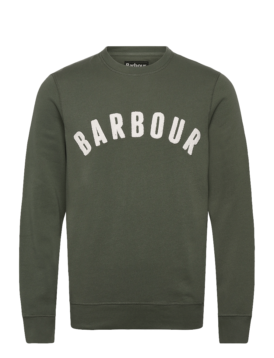 Barbour - Barbour Prep Logo Crew Neck Sweatshirt - sweatshirts - sage - 0