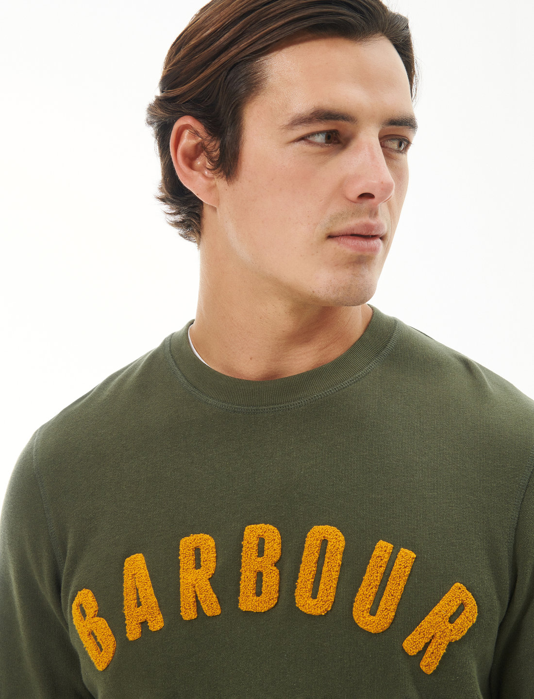 Barbour prep logo hot sale crew neck sweater