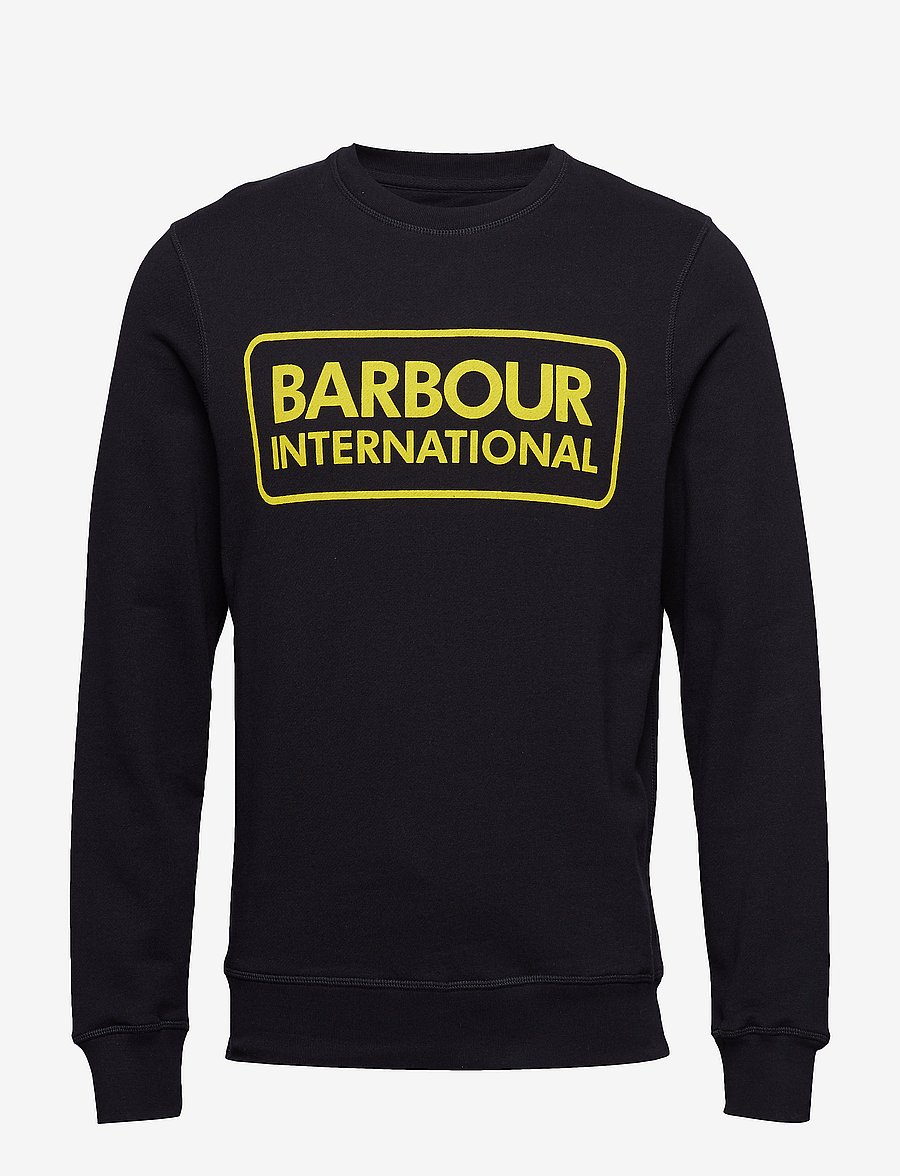 Barbour - B.Intl Large Logo Swea - dressipluusid - black - 1