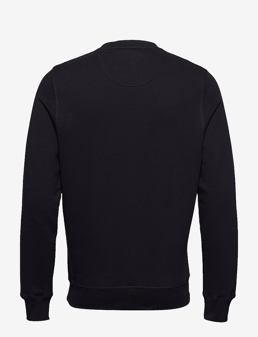 Barbour - B.Intl Large Logo Swea - dressipluusid - black - 2