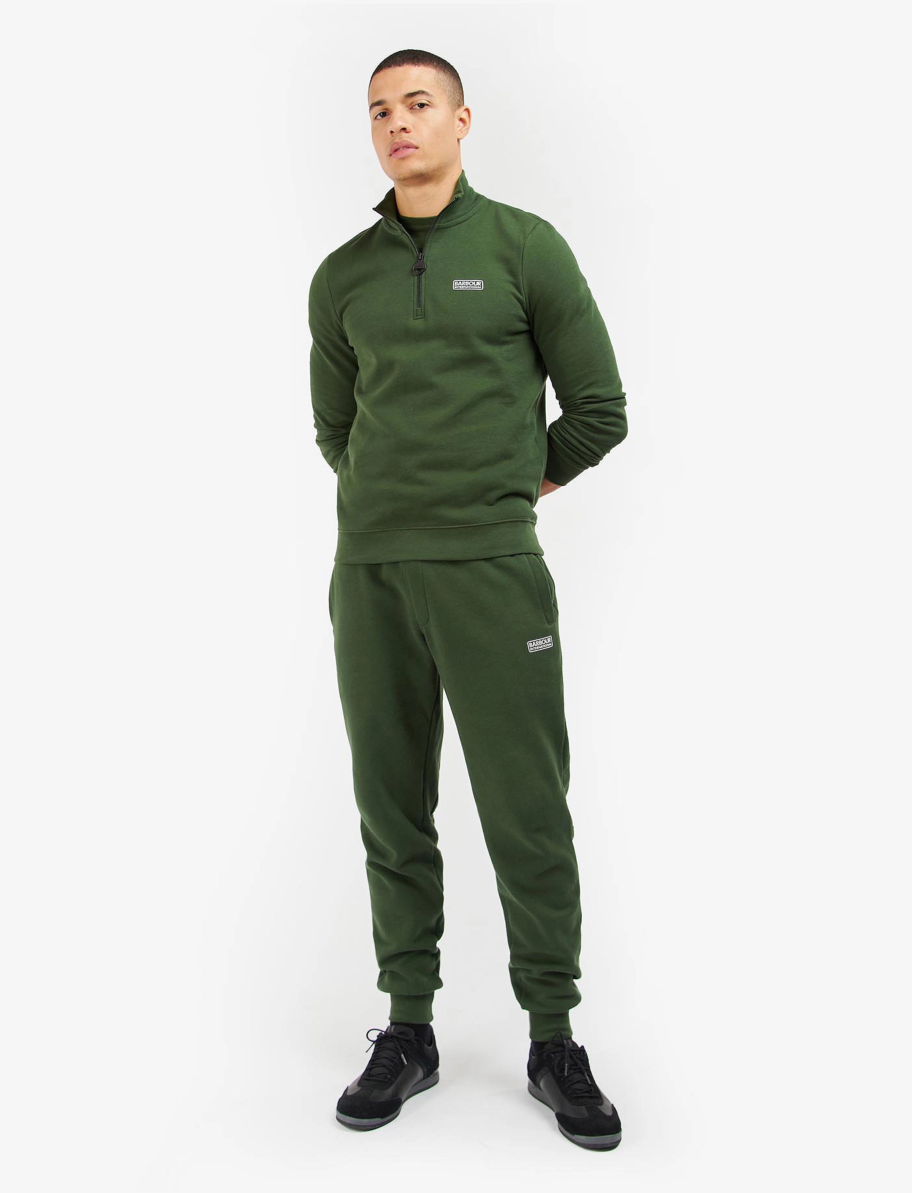 Barbour - B.Intl Essential H Zip - kombu green - 4