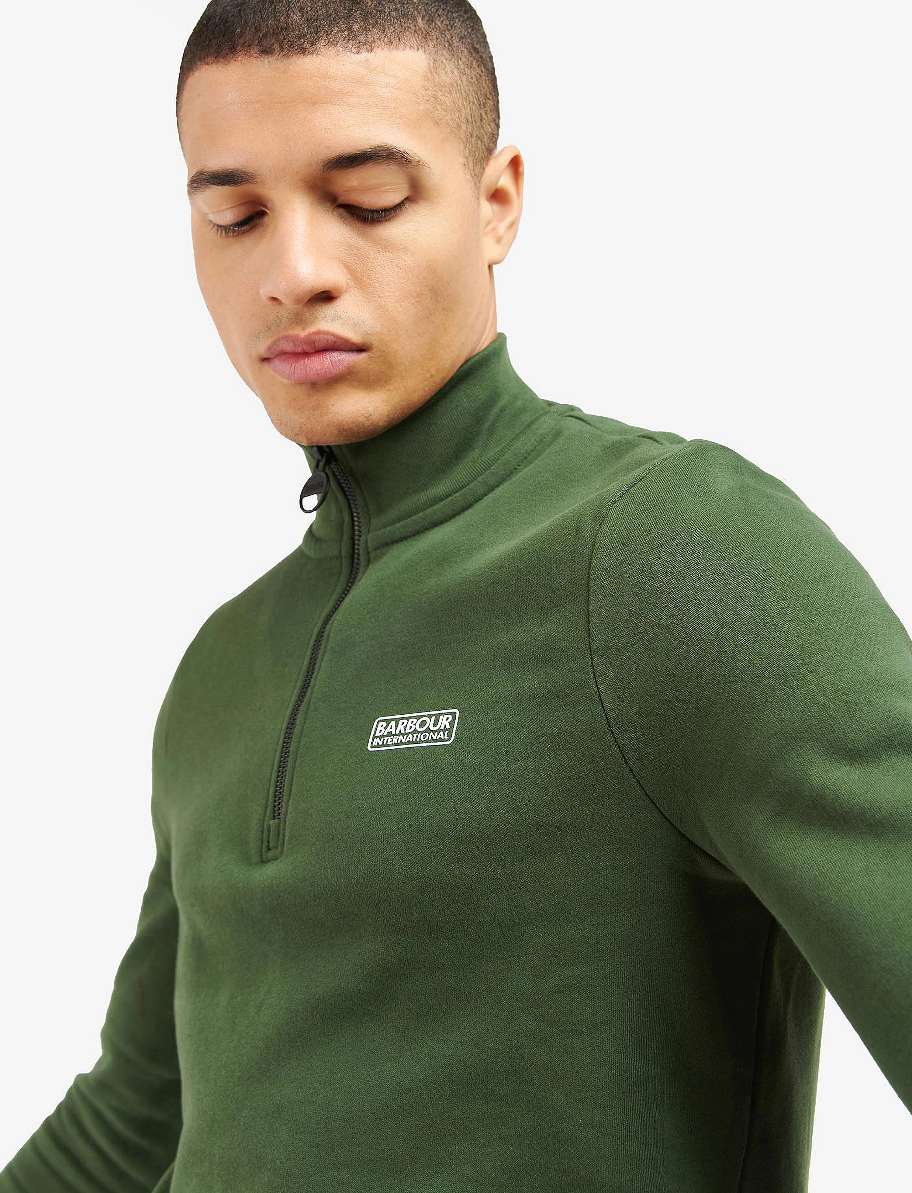 Barbour - B.Intl Essential H Zip - kombu green - 5