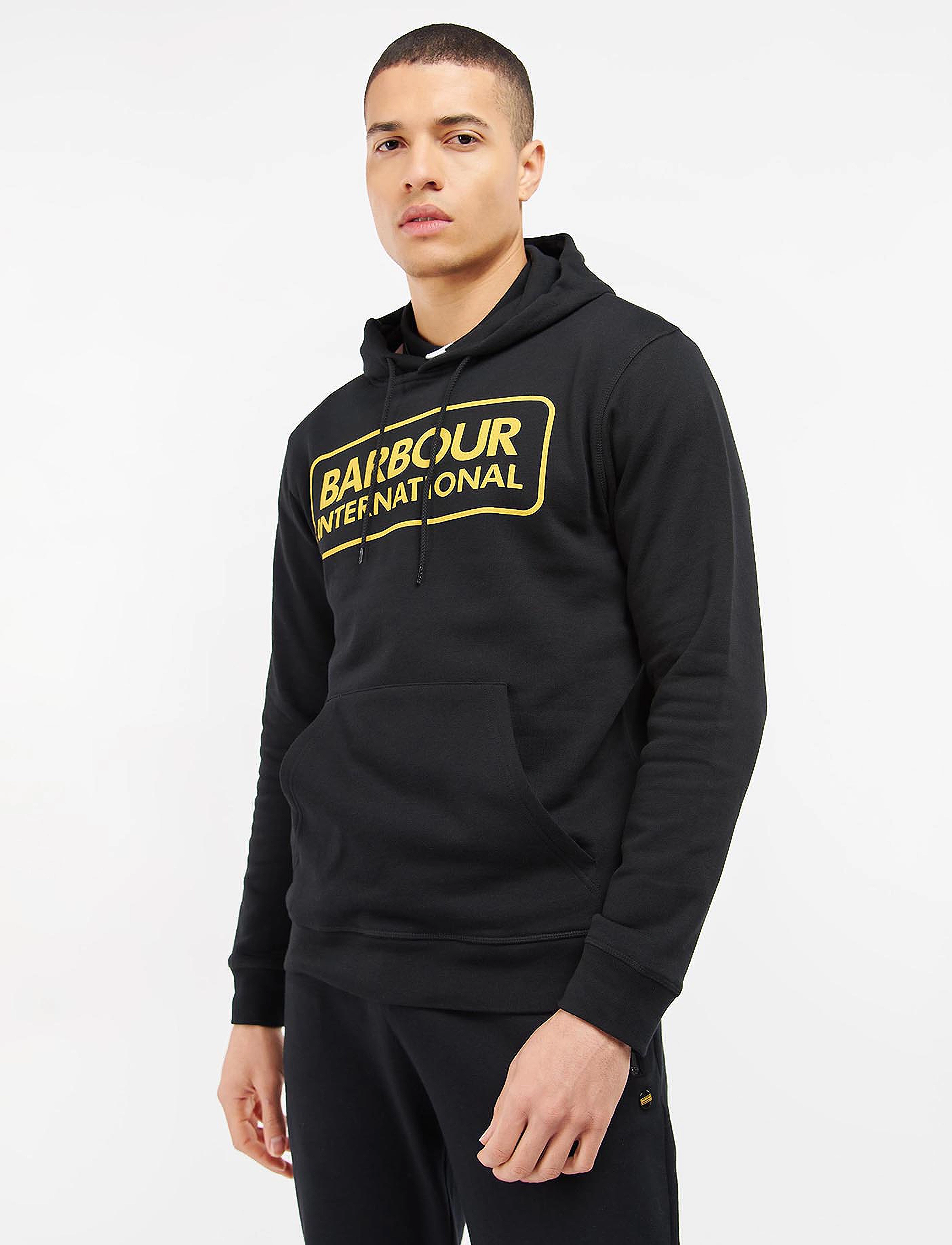 Barbour - B.Intl Pop Over Hoodie - black - 2