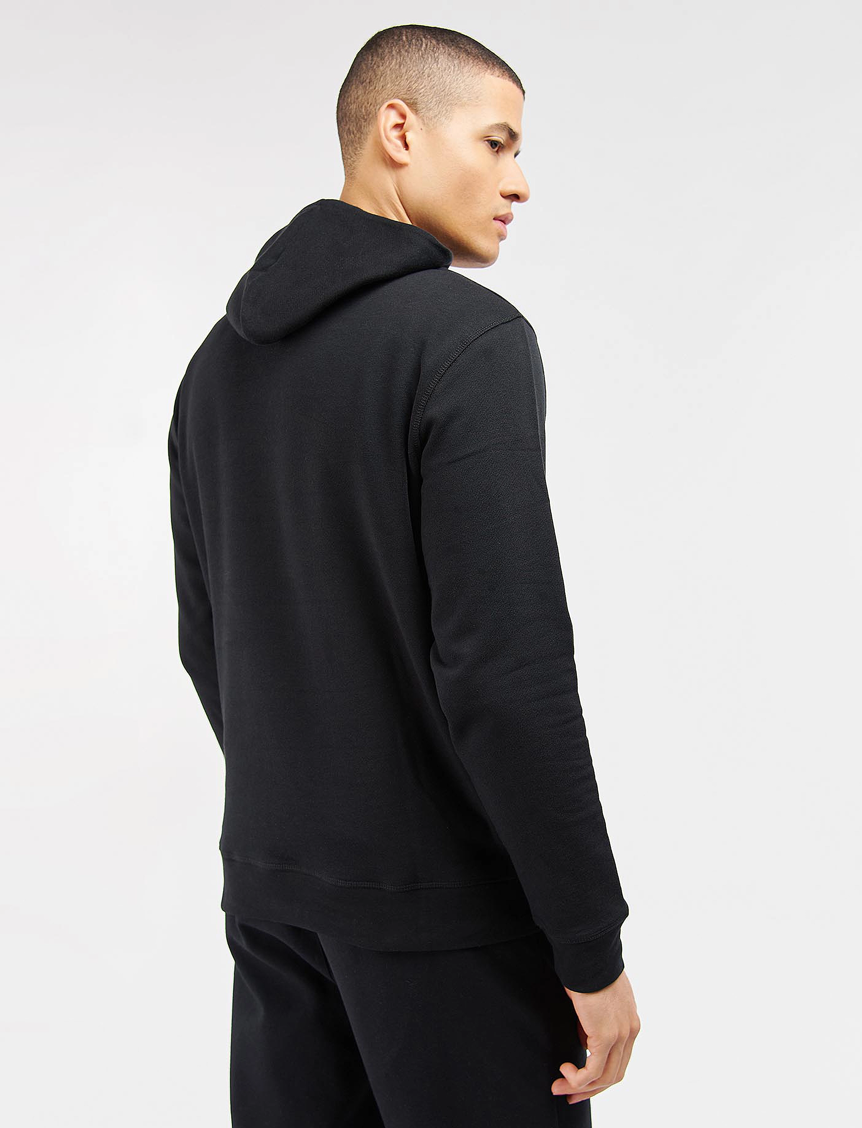 Barbour - B.Intl Pop Over Hoodie - black - 3