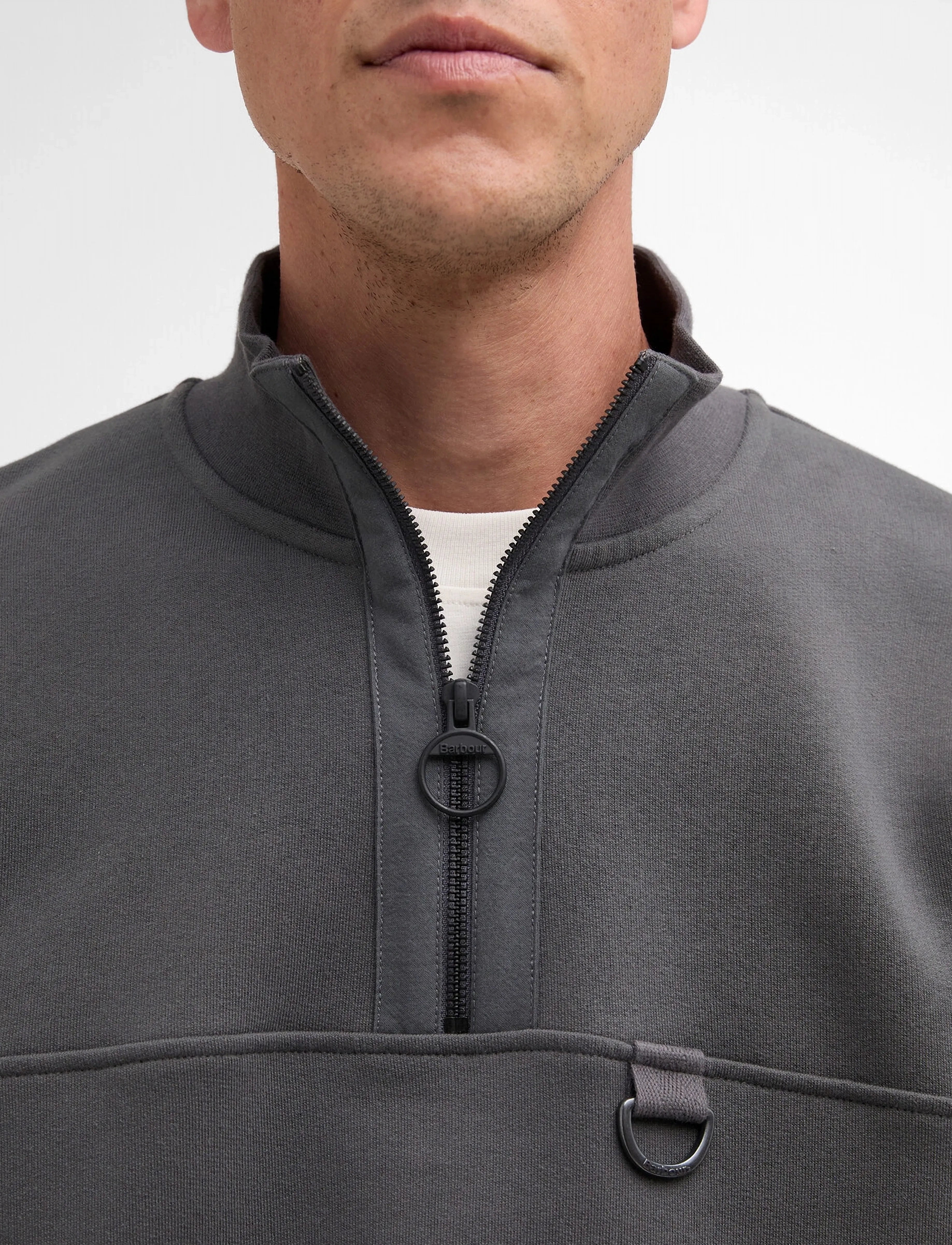 Barbour - Barbour Galloway HZ - half zip - asphalt - 4