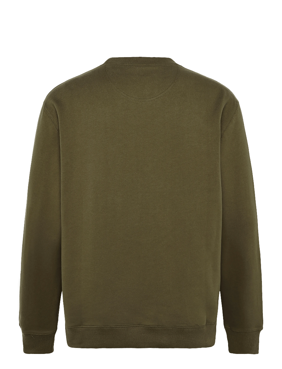 Barbour - Barbour Pitt Crew Neck Sweatshirt - sweatshirts - beech - 1