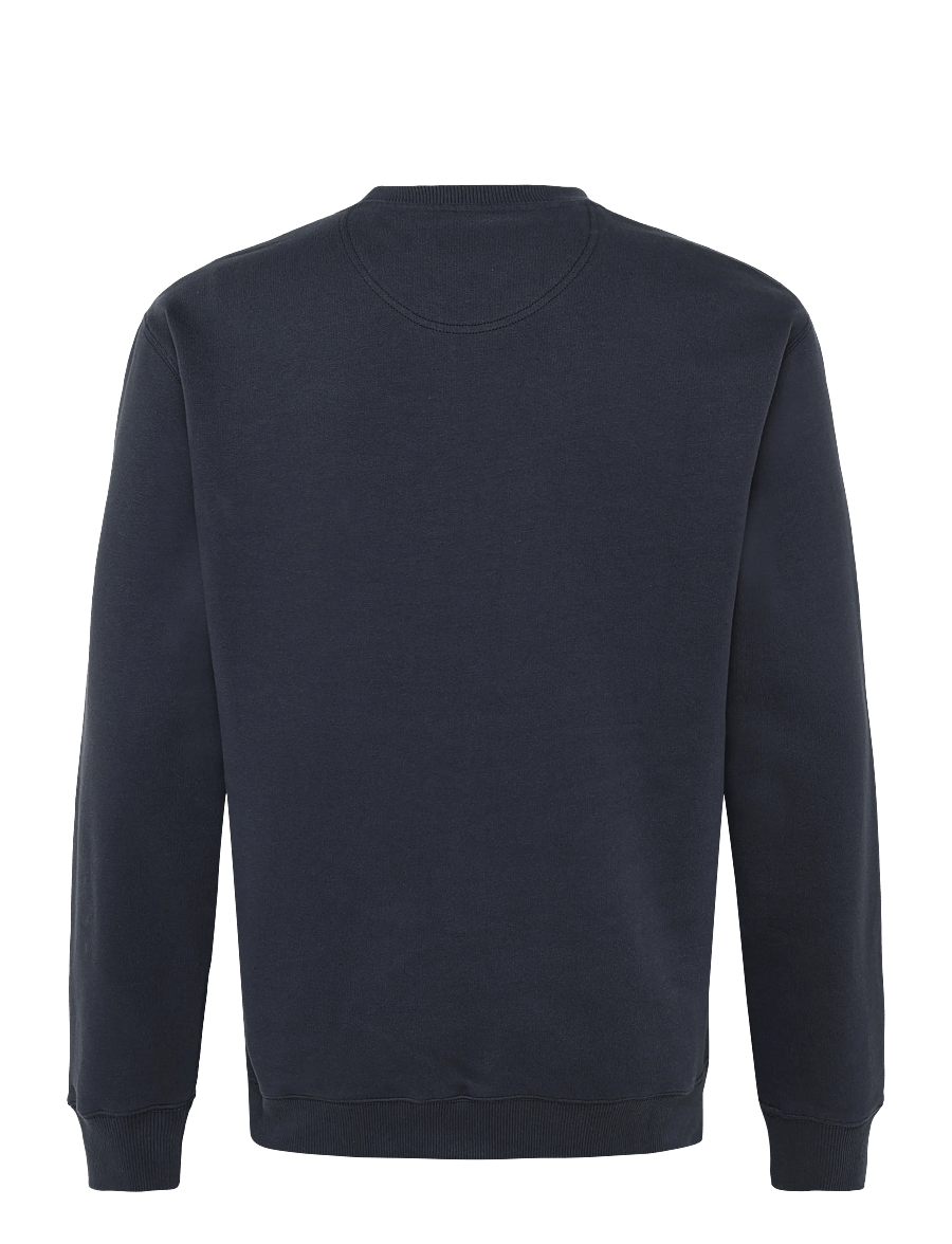Barbour - Barbour Pitt Crew Neck Sweatshirt - sweatshirts - dark navy - 1