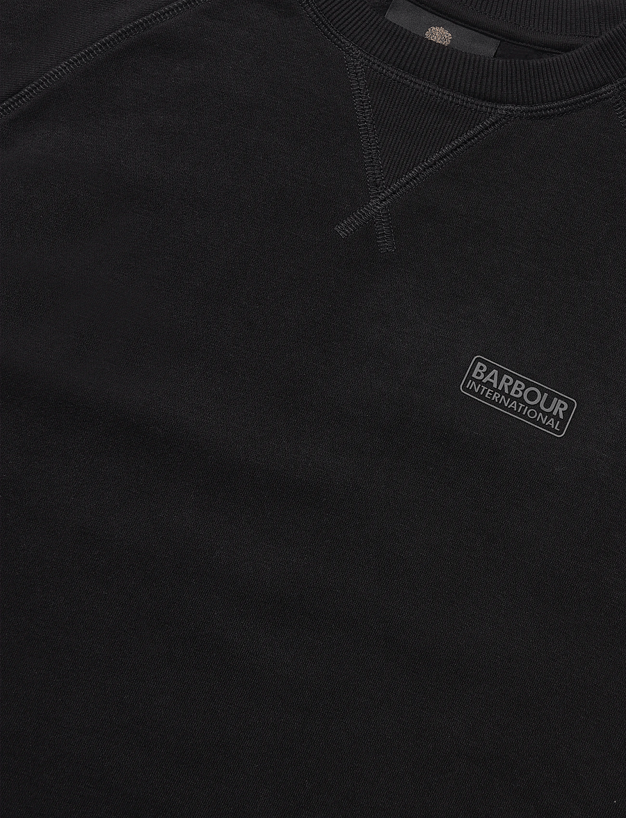 Barbour - B.Intl Essential Crew Neck Sweatshirt - shoppa efter tillfälle - black / pewter - 5
