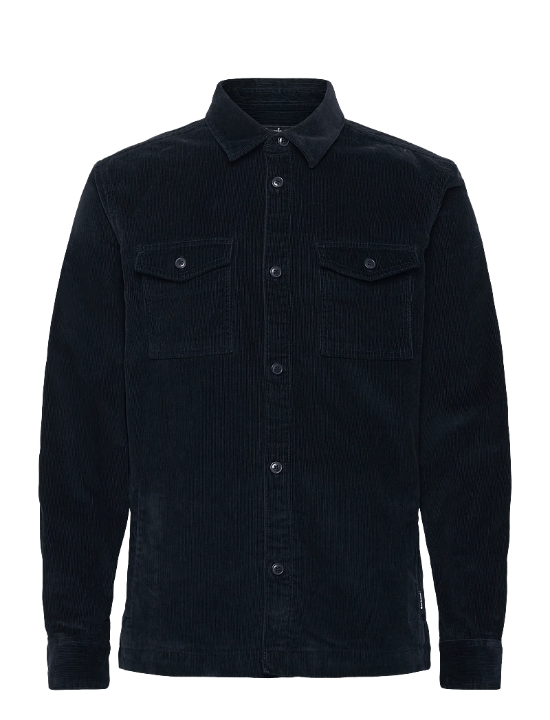 Barbour - Barbour Cord Overshirt - fløjlsskjorter - navy - 0