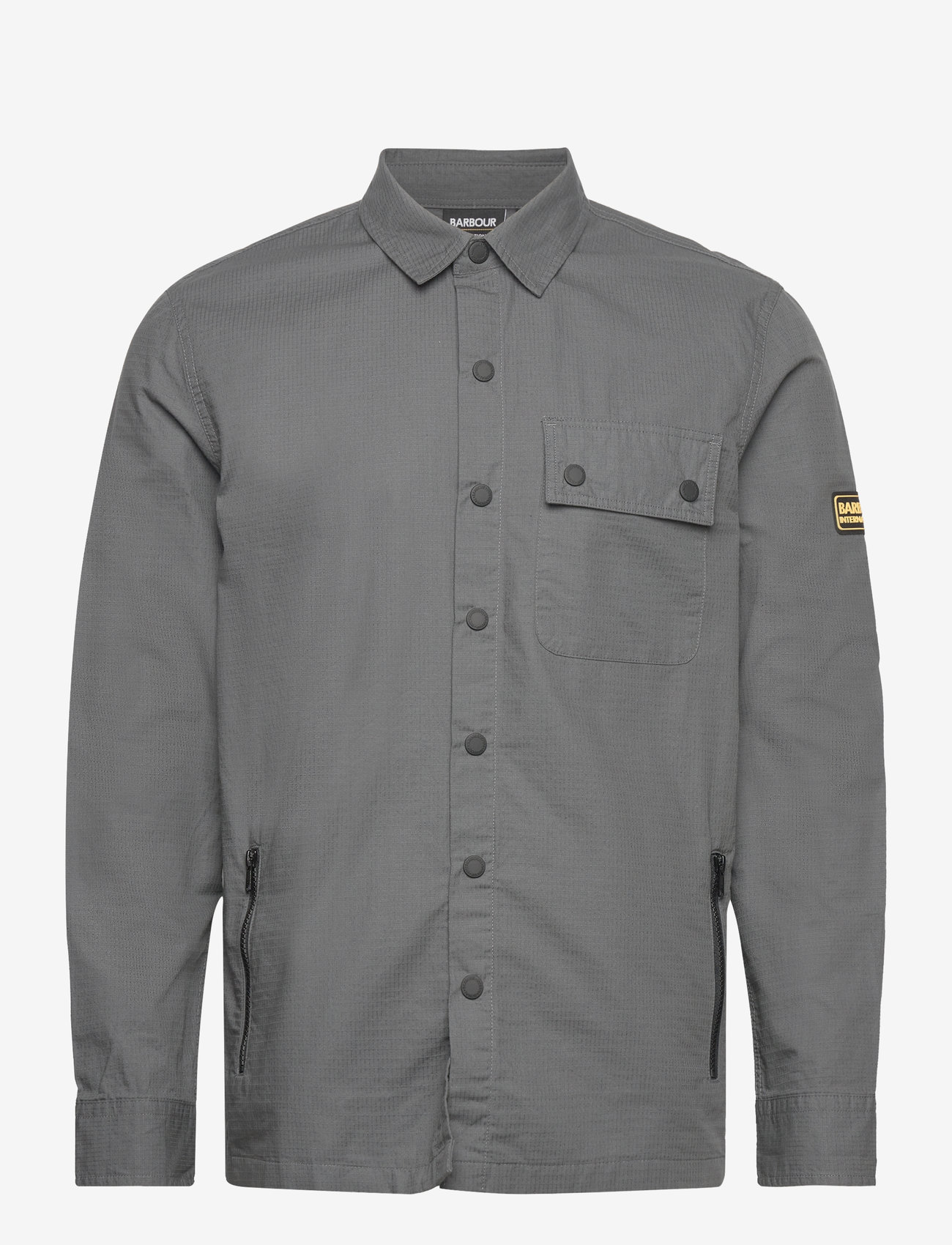 Barbour - B.Intl Bolt Overshirt Charcoal, XL - grey - 0