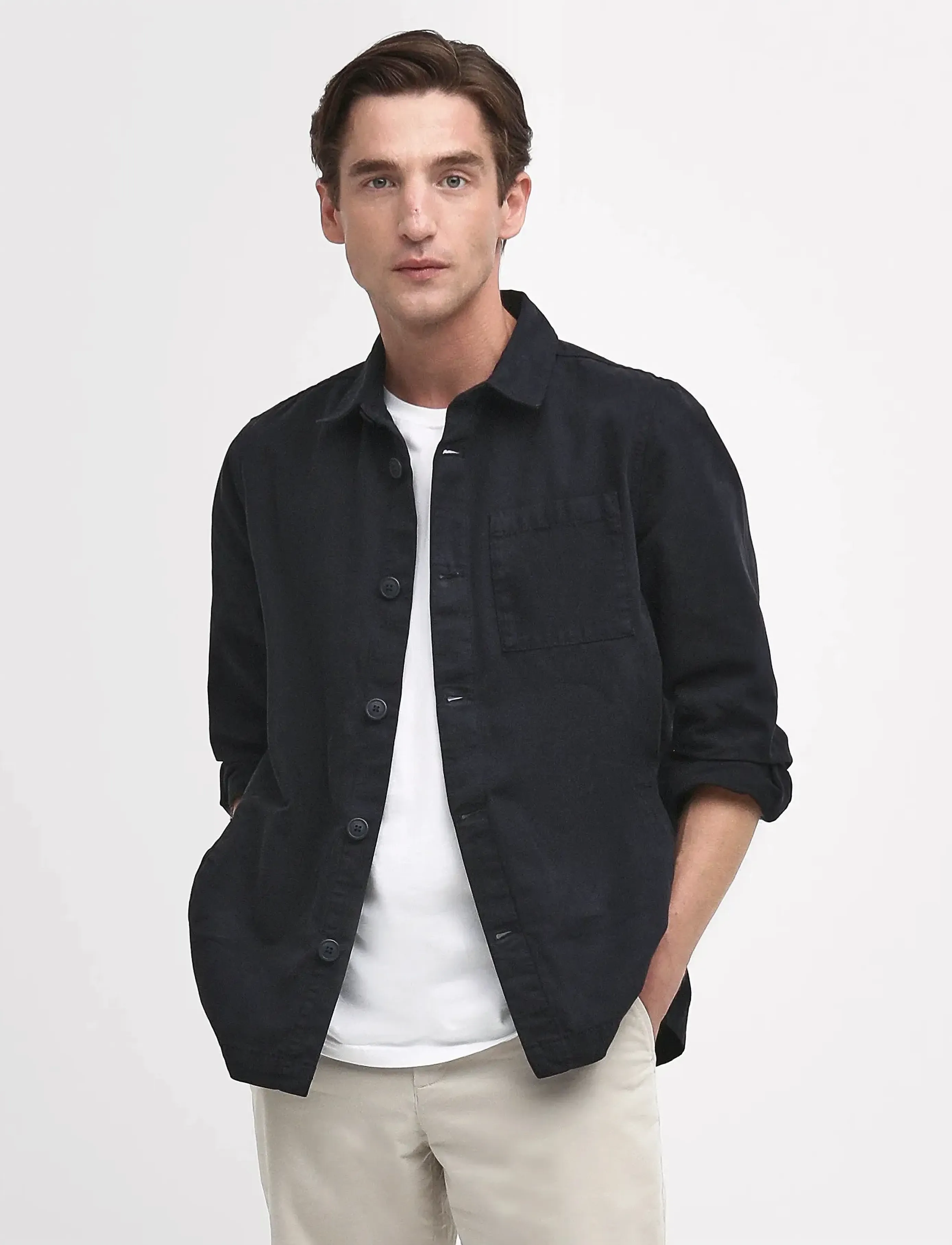 Barbour Barbour Washed Oversh - Jackor - NAVY / navy