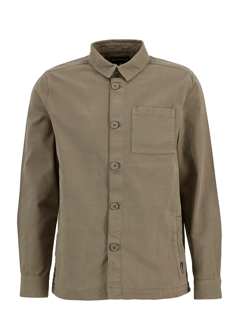 Barbour - Barbour Washed Oversh - Õhukesed jakid - smokey olive - 1