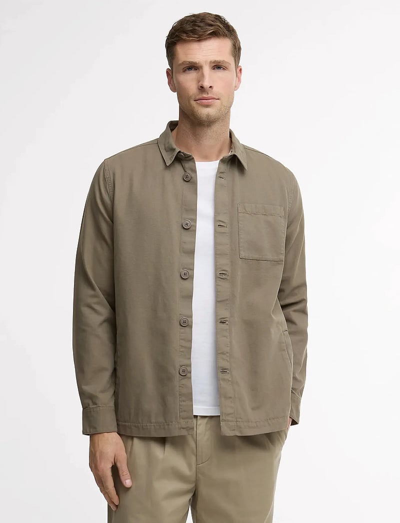 Barbour - Barbour Washed Oversh - Õhukesed jakid - smokey olive - 0