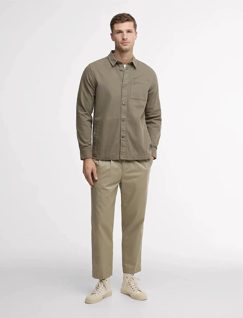 Barbour - Barbour Washed Oversh - Õhukesed jakid - smokey olive - 2