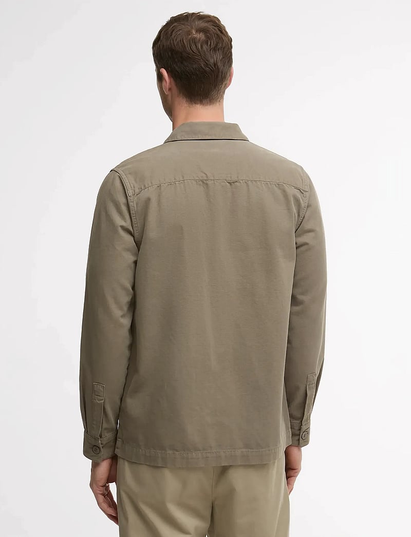 Barbour - Barbour Washed Oversh - Õhukesed jakid - smokey olive - 3