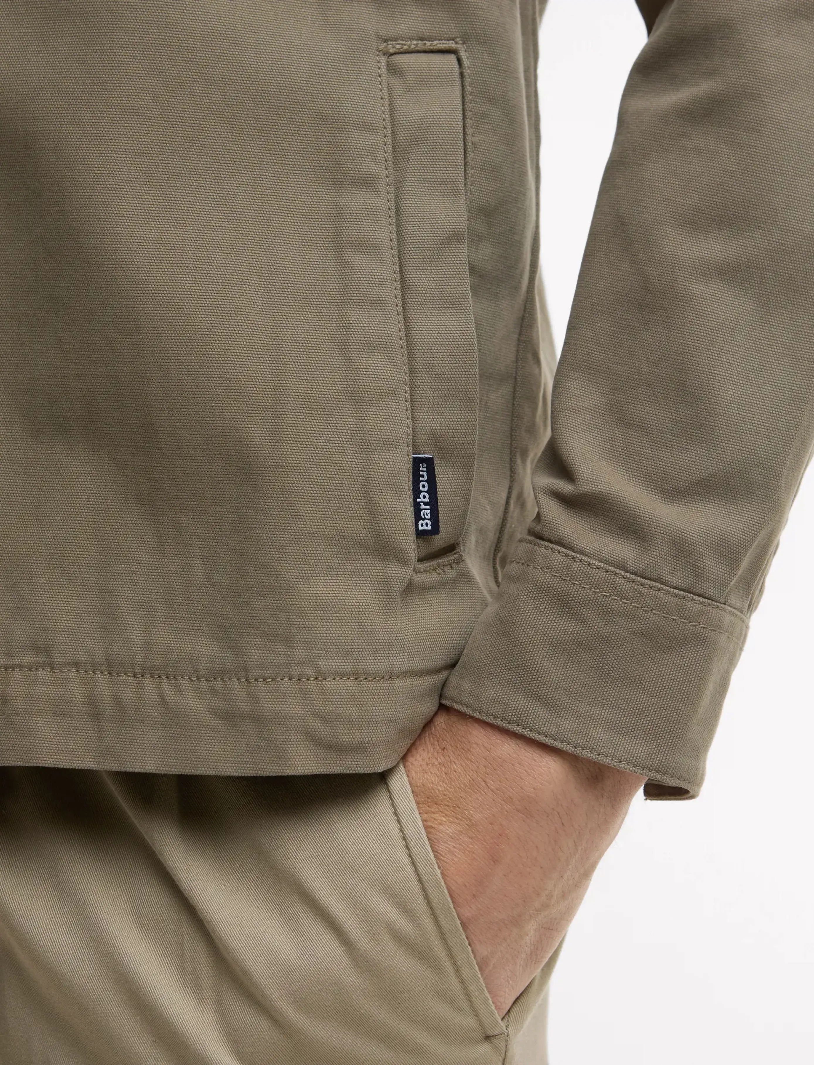 Barbour - Barbour Washed Oversh - leichte jacken - smokey olive - 4
