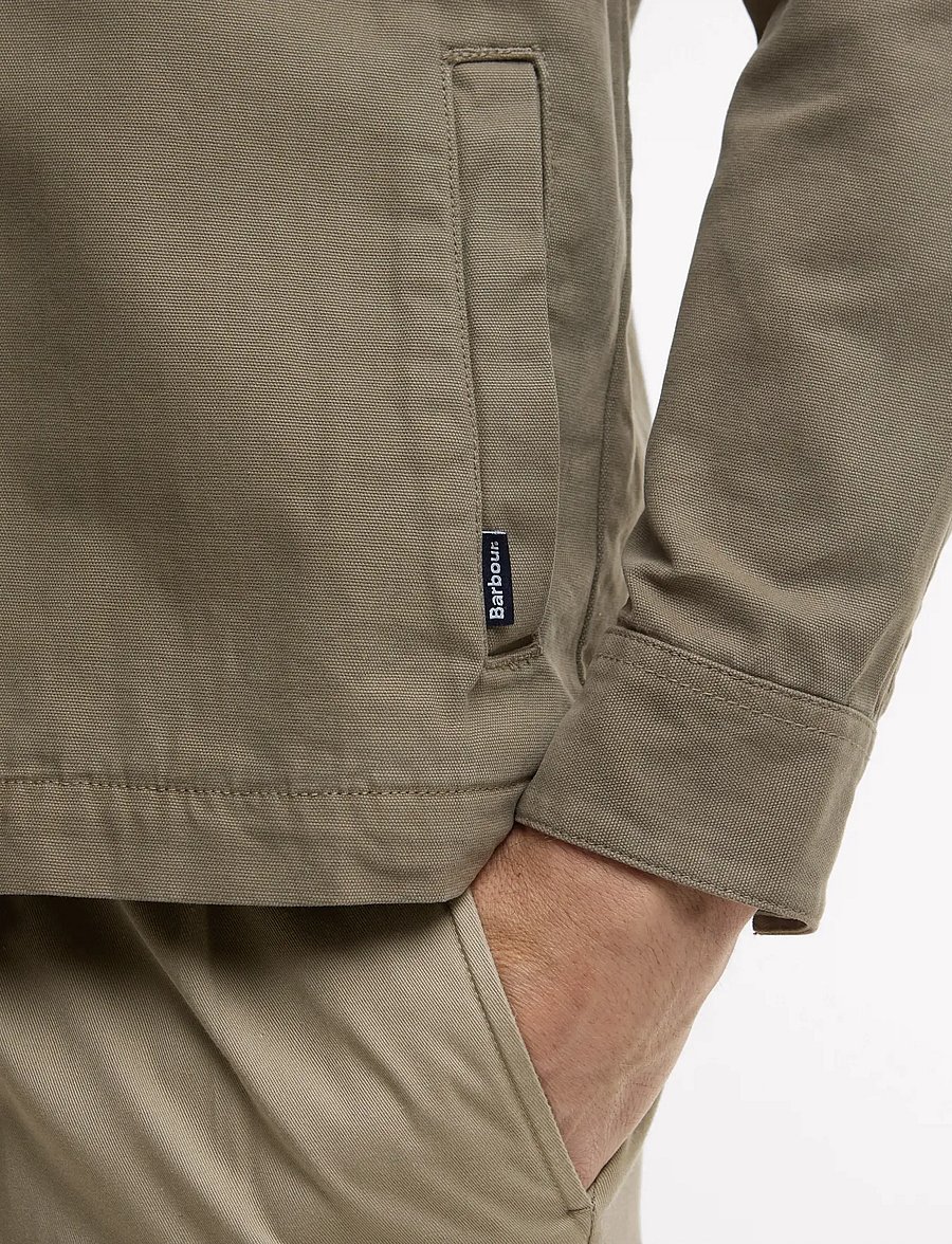 Barbour - Barbour Washed Oversh - leichte jacken - smokey olive - 4