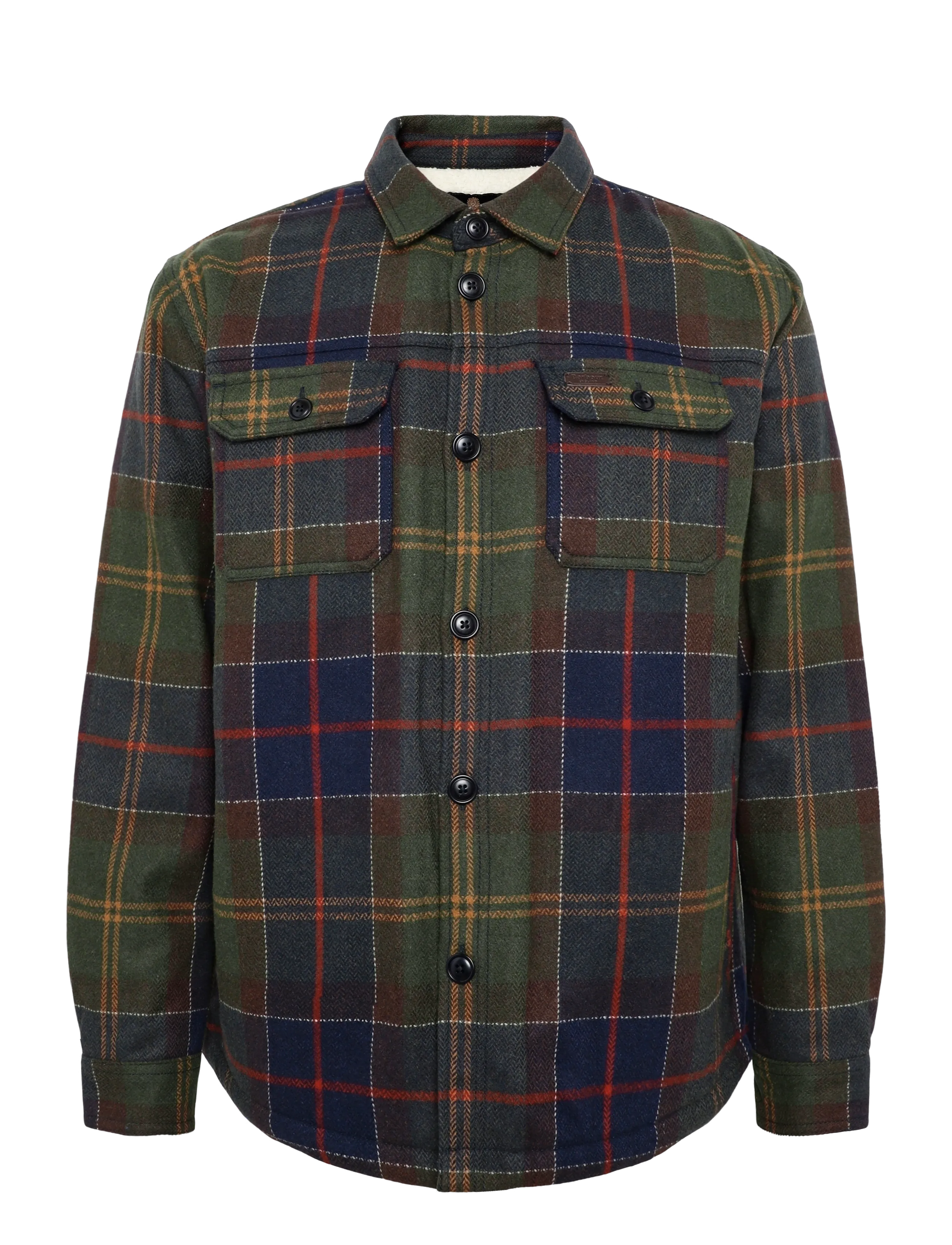 Barbour Barbour Willberry Regular Brushed Check Overshirt - Jacken & Mäntel - CLASSIC TARTAN / green