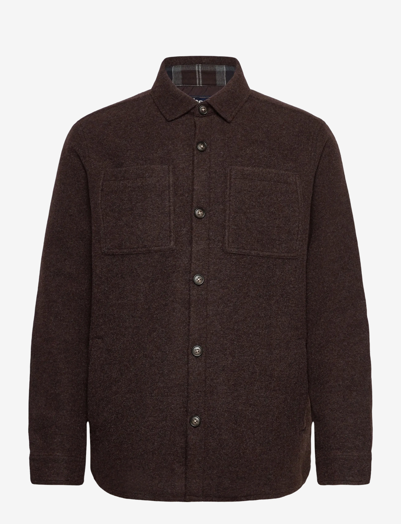 Barbour - Barbour Marlow Tailored Wool Blend Overshirt - shoppa efter tillfälle - brown - 0