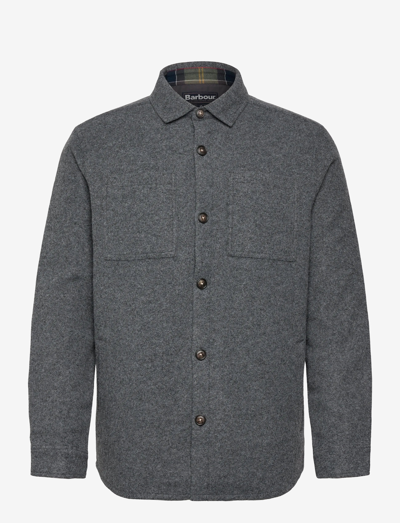 Barbour - Barbour Marlow Tailored Wool Blend Overshirt - shoppa efter tillfälle - grey - 0