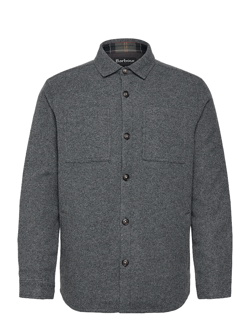 Barbour - Barbour Marlow Tailored Wool Blend Overshirt - shoppa efter tillfälle - grey - 0