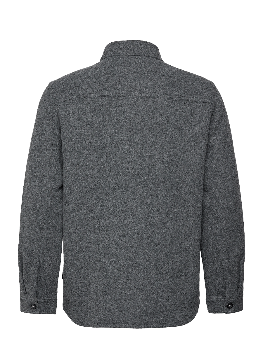 Barbour - Barbour Marlow Tailored Wool Blend Overshirt - grey - 1