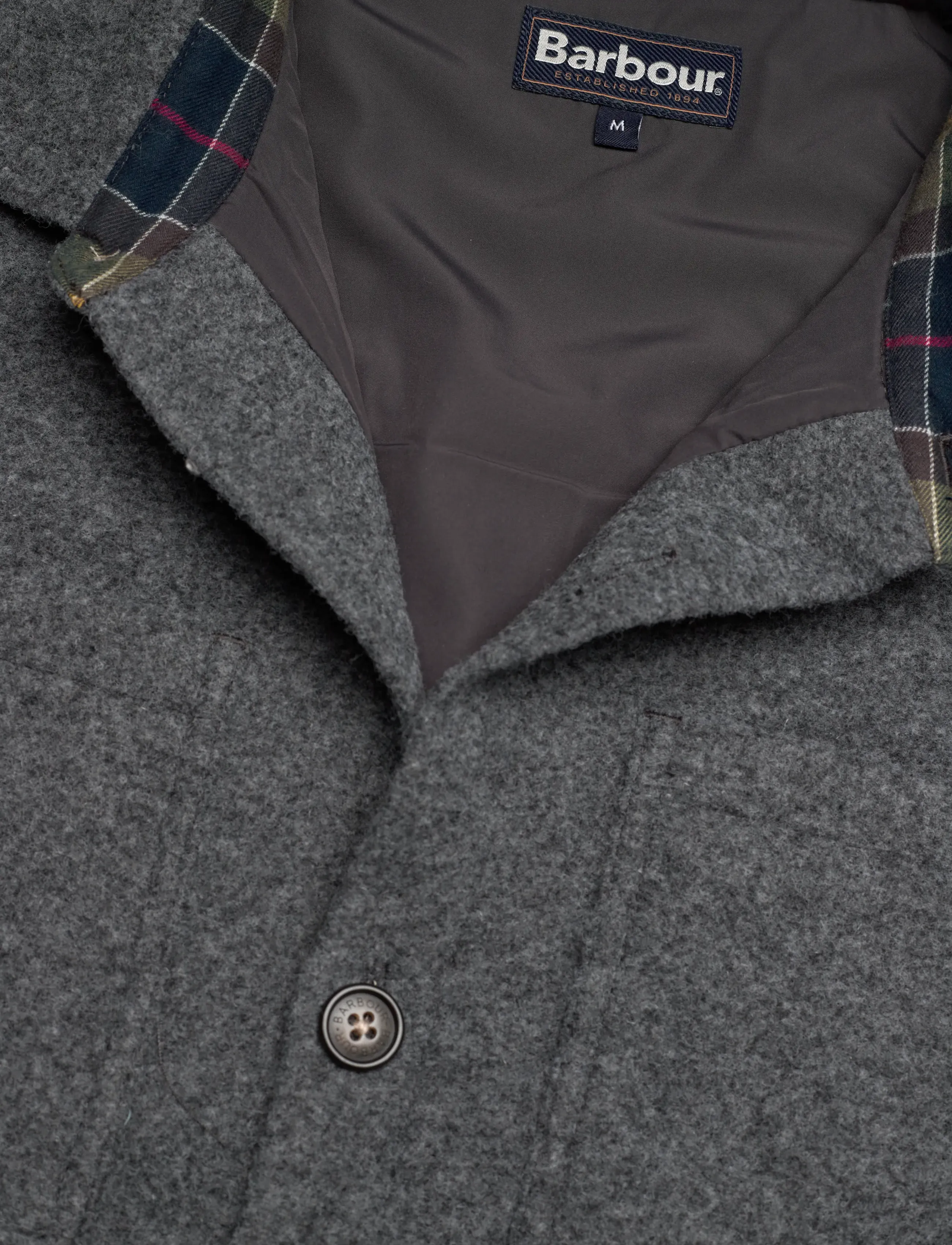Barbour - Barbour Marlow Tailored Wool Blend Overshirt - grey - 2