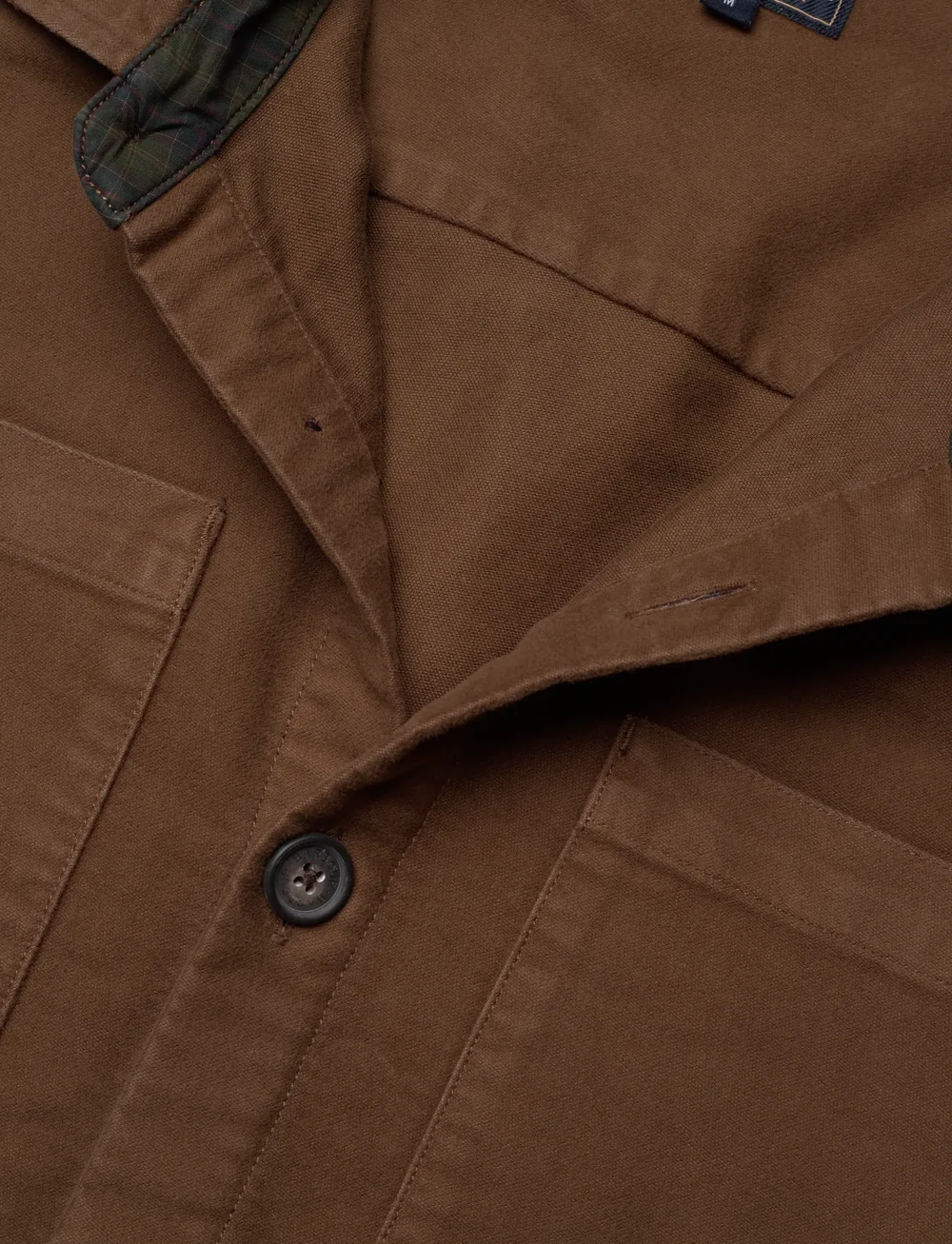 Barbour - Barbour Regular Moleskin Overshirt - vindjakker - sand - 2